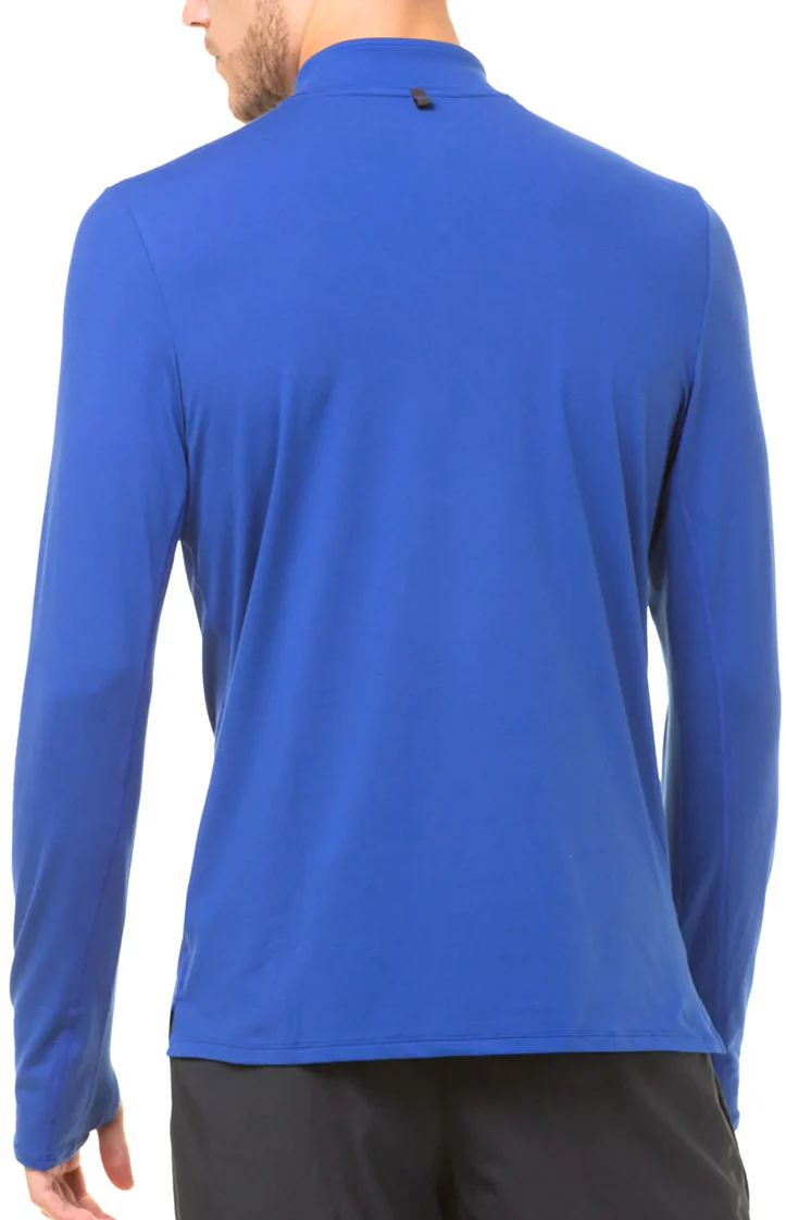 Ronhill Core Thermal Half Zip Long Sleeve Mens Running Top - Blue - Image 2