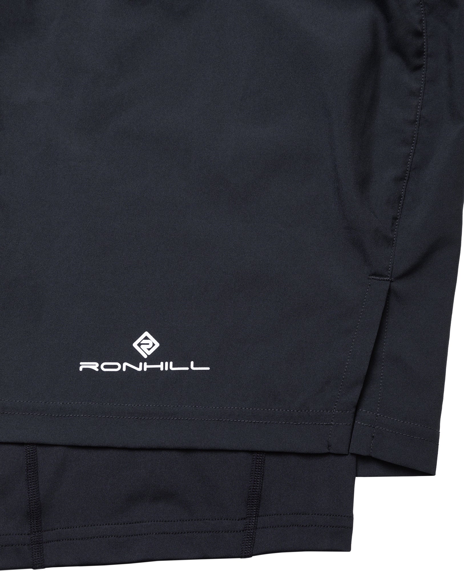 Ronhill Core Twin 2 In 1 Mens Running Shorts - Black - Image 5