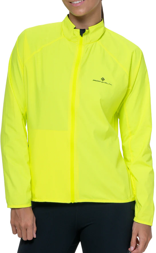Ronhill Core Womens Running Jacket - Yellow - Image 2