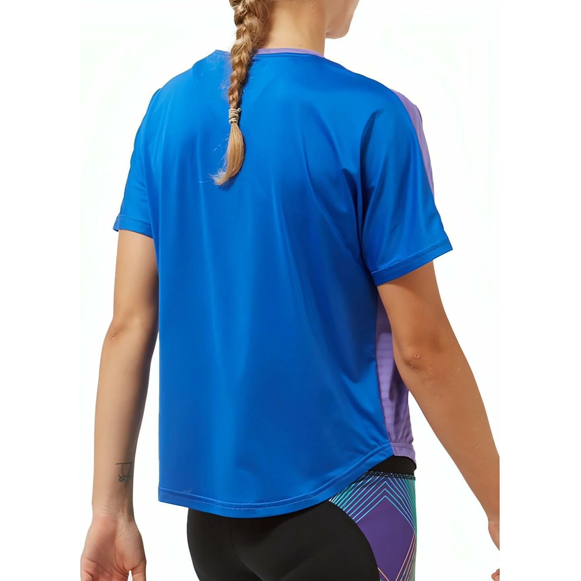 Ronhill Life Agile Short Sleeve Womens Running Top - Purple - Image 2