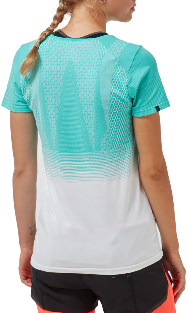 Ronhill Tech Marathon Short Sleeve Womens Running Top - Green - Image 2