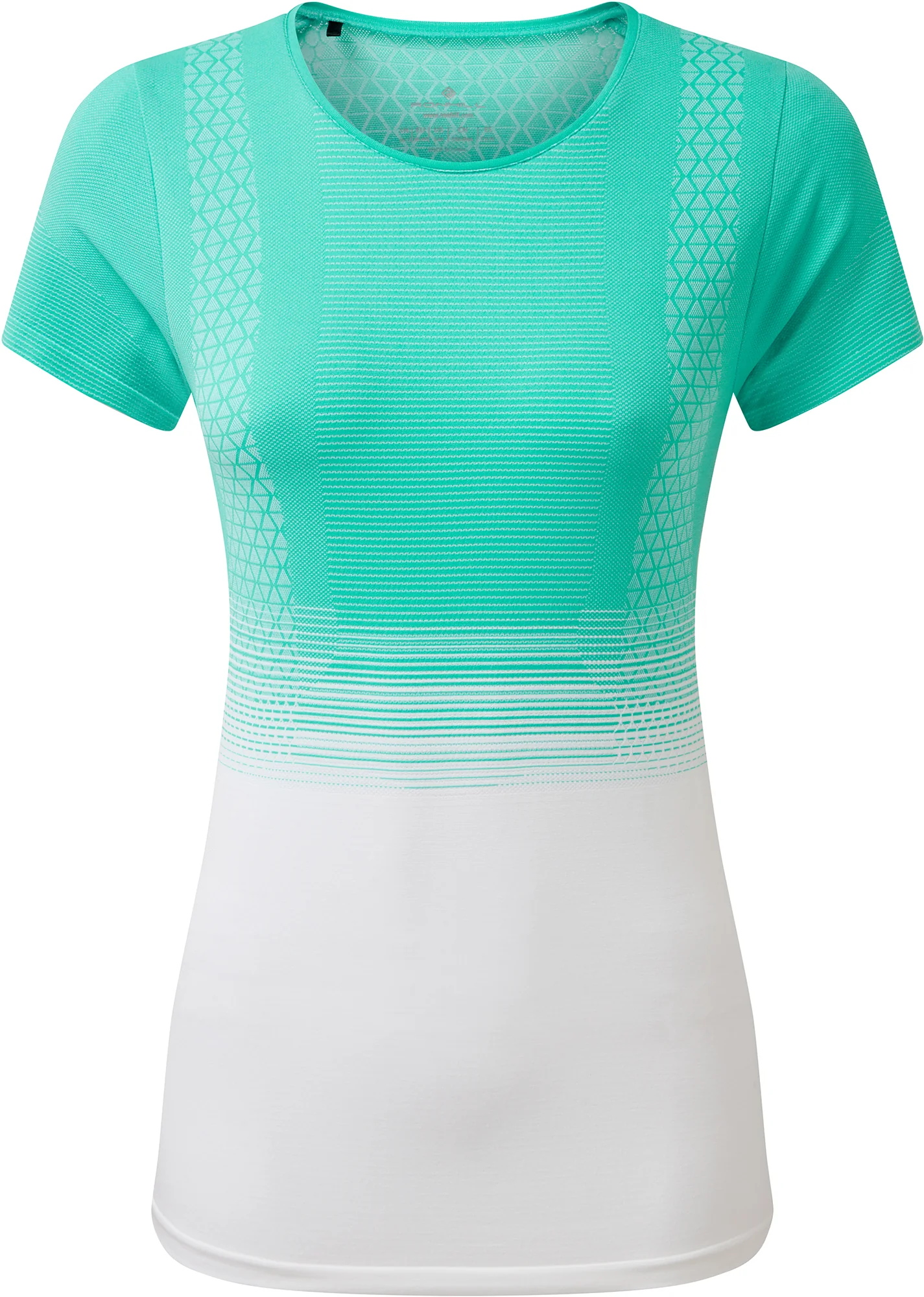 Ronhill Tech Marathon Short Sleeve Womens Running Top - Green - Image 4