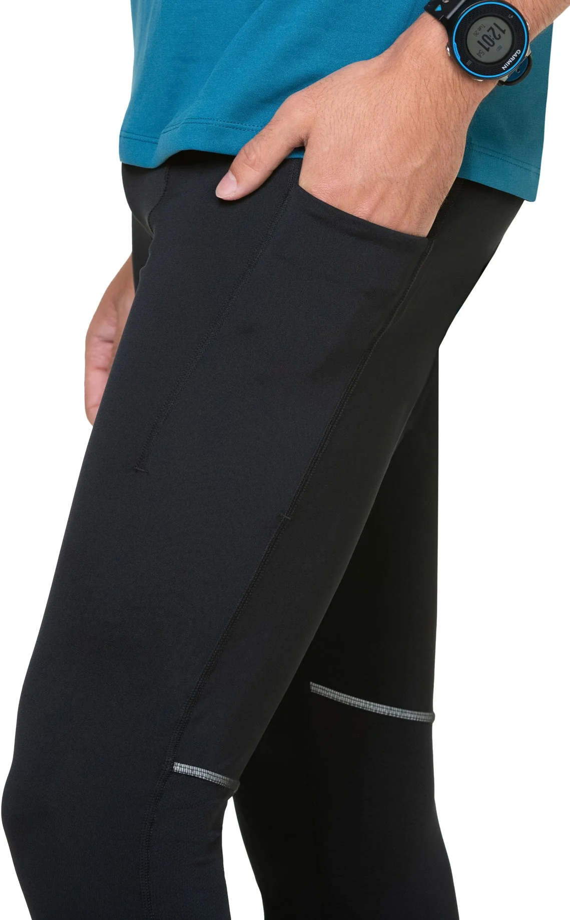 Ronhill Tech Paragon Mens Long Running Tights - Black - Image 4