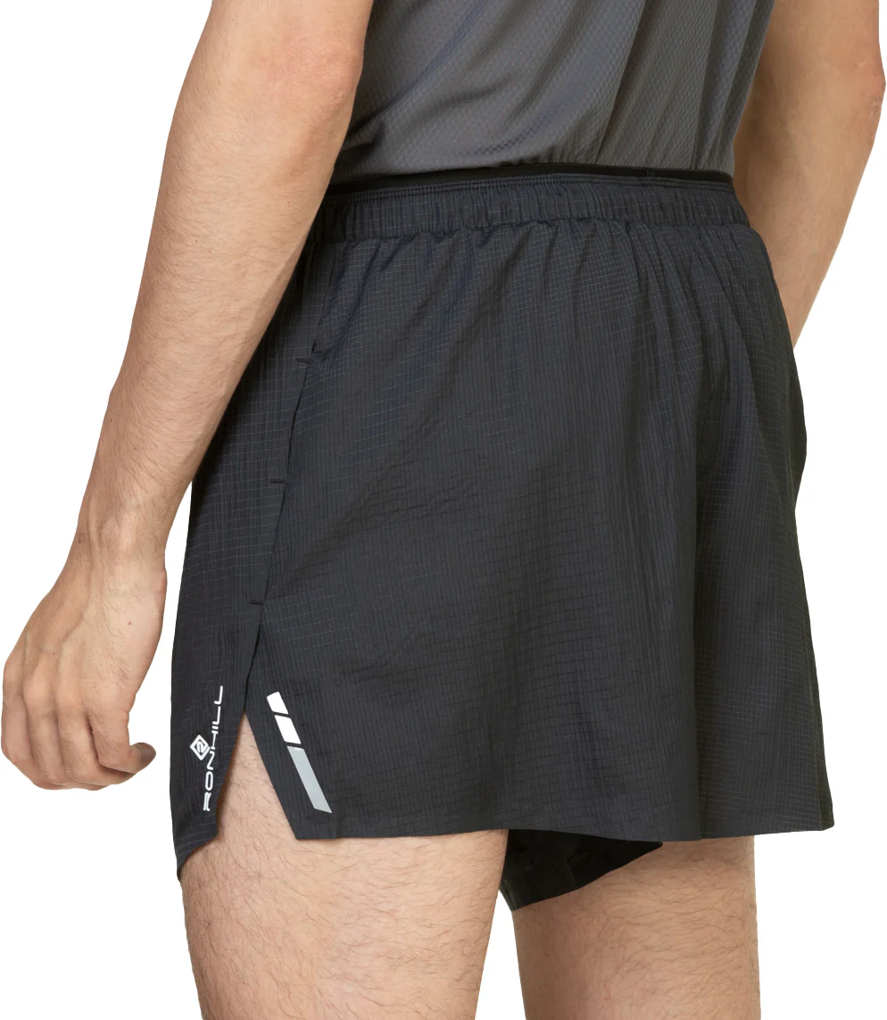 Ronhill Tech Race 5 Inch Mens Running Shorts - Black - Image 2
