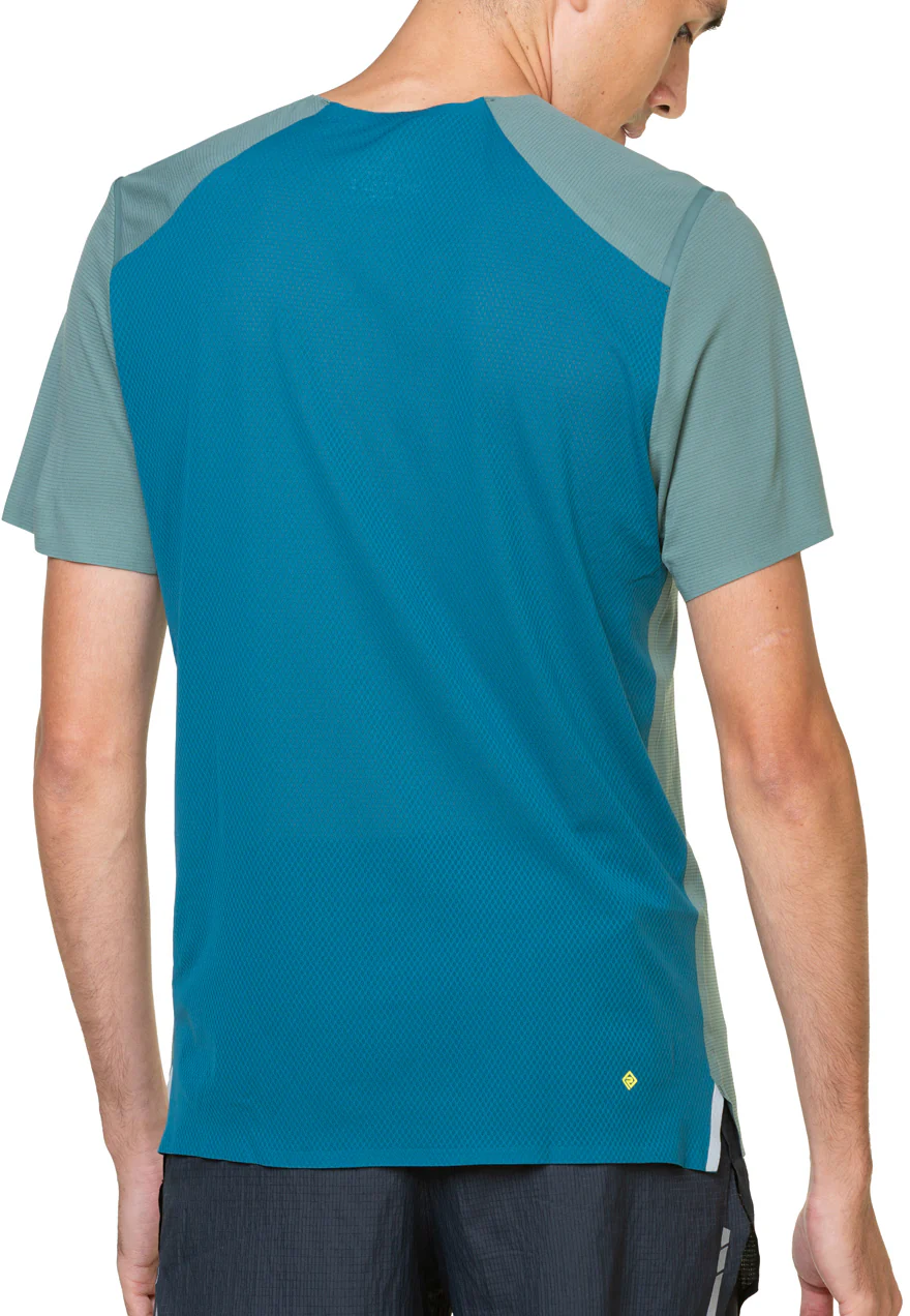 Ronhill Tech Race Short Sleeve Mens Running Top - Green - Image 2
