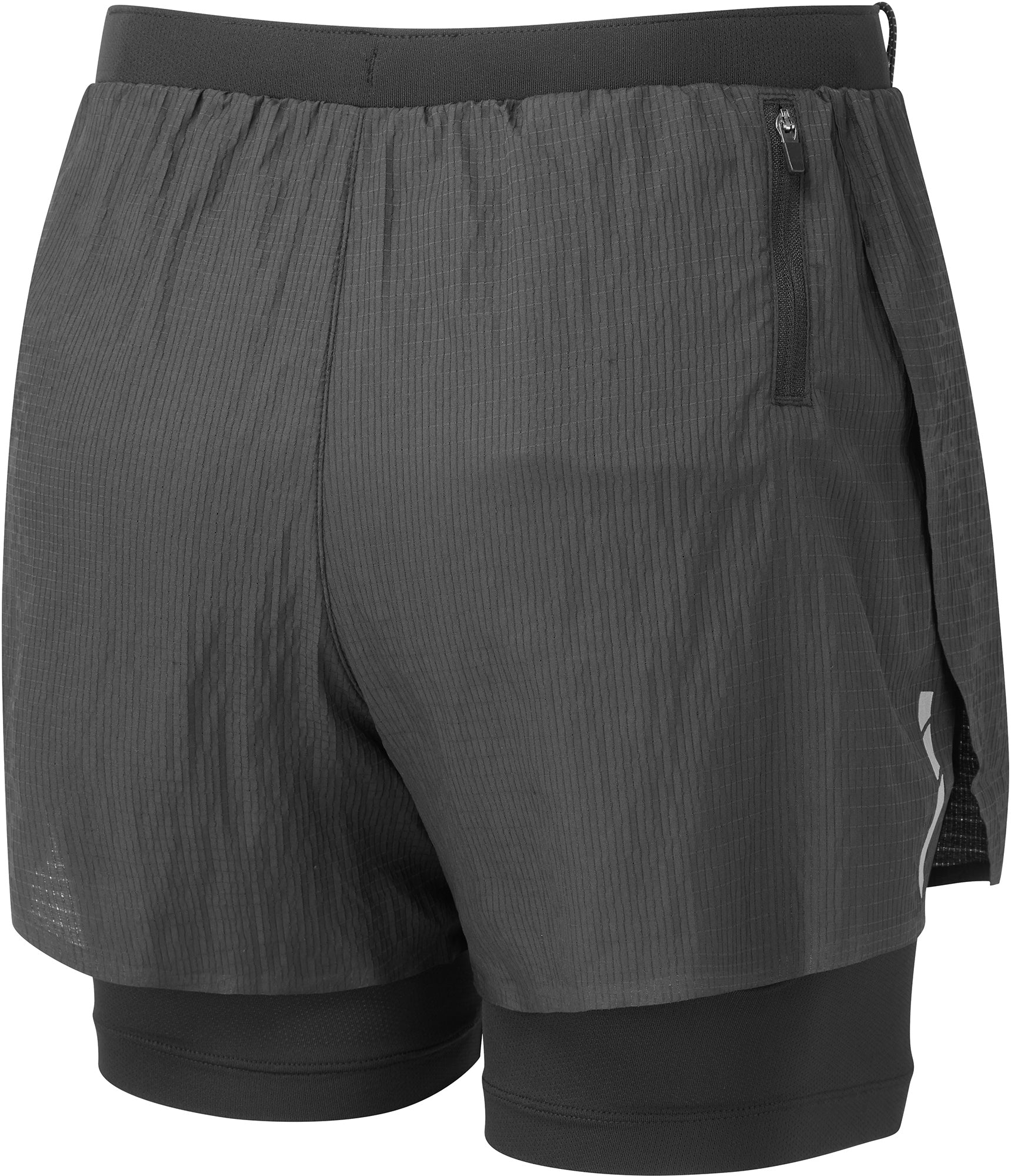 Ronhill Tech Race Twin 2 In 1 Womens Running Shorts - Black - Image 9
