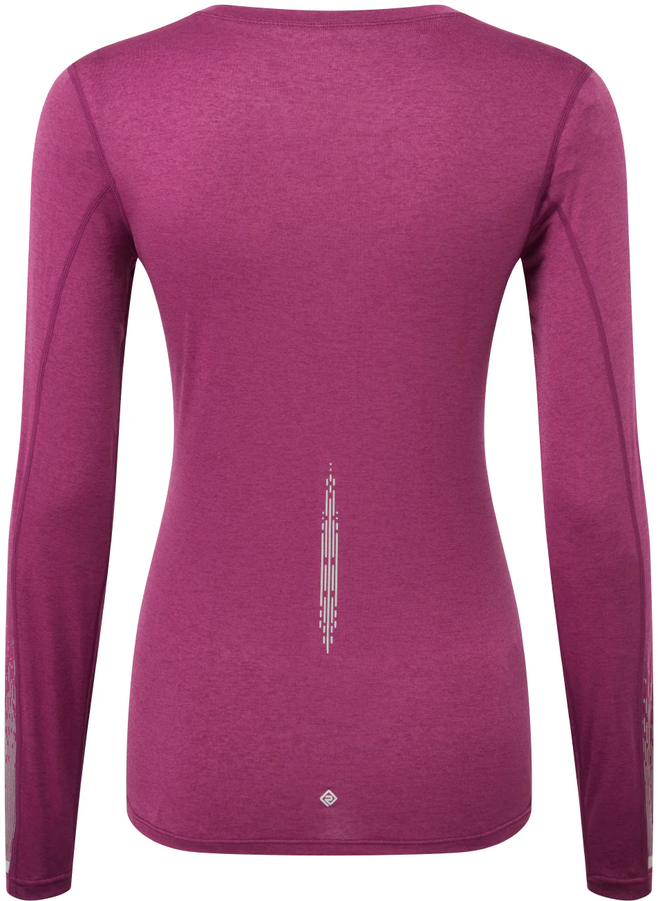 Ronhill Tech Reflect Long Sleeve Womens Running Top - Purple - Image 7