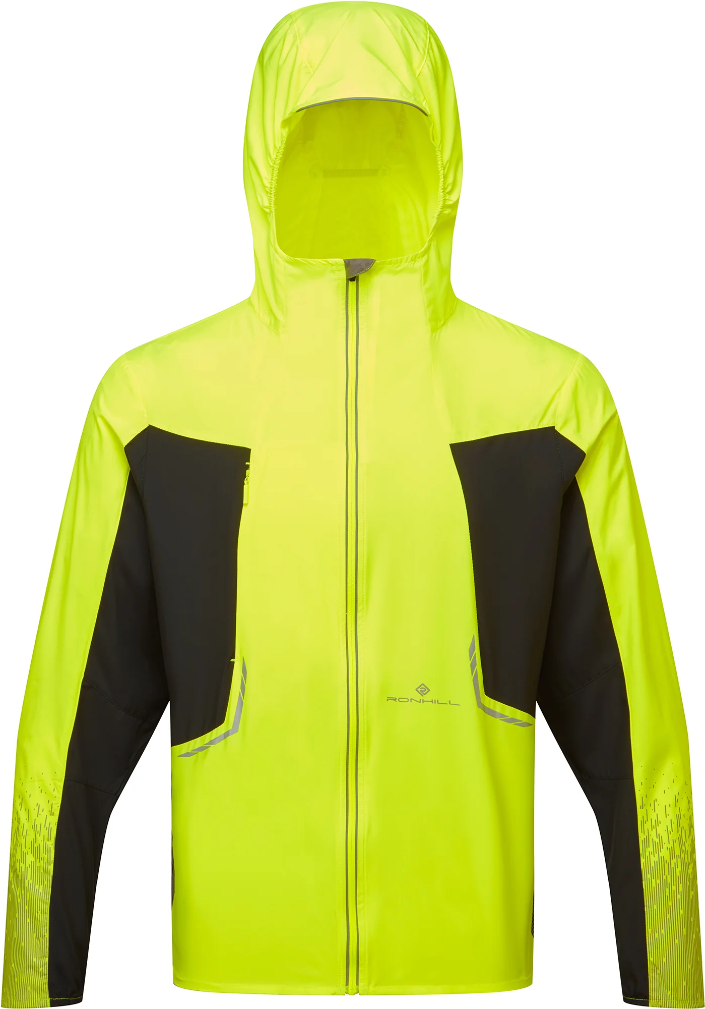 Ronhill Tech Reflect Mens Running Jacket - Yellow - Image 3