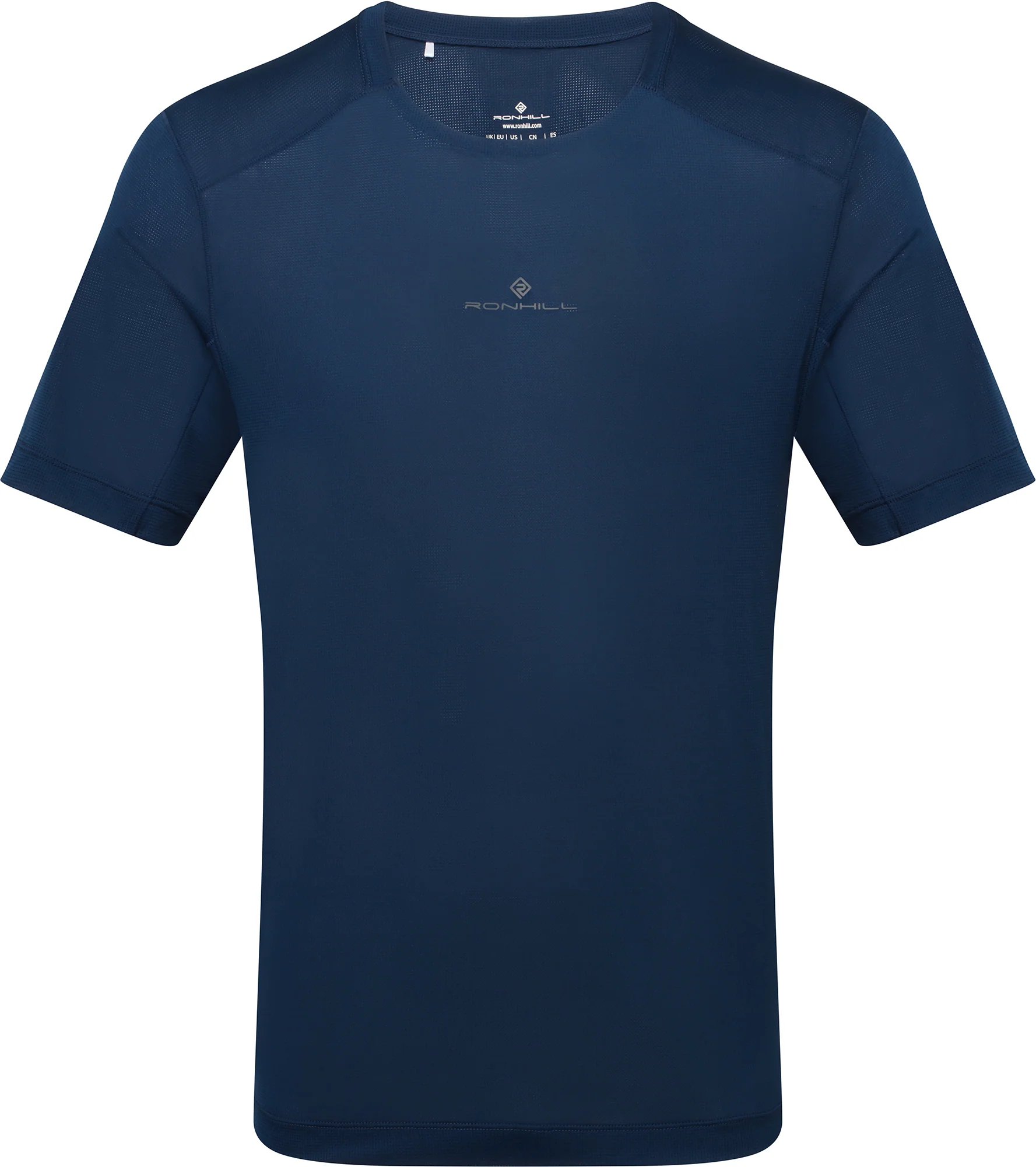 Ronhill Tech Short Sleeve Mens Running Top - Blue - Image 3
