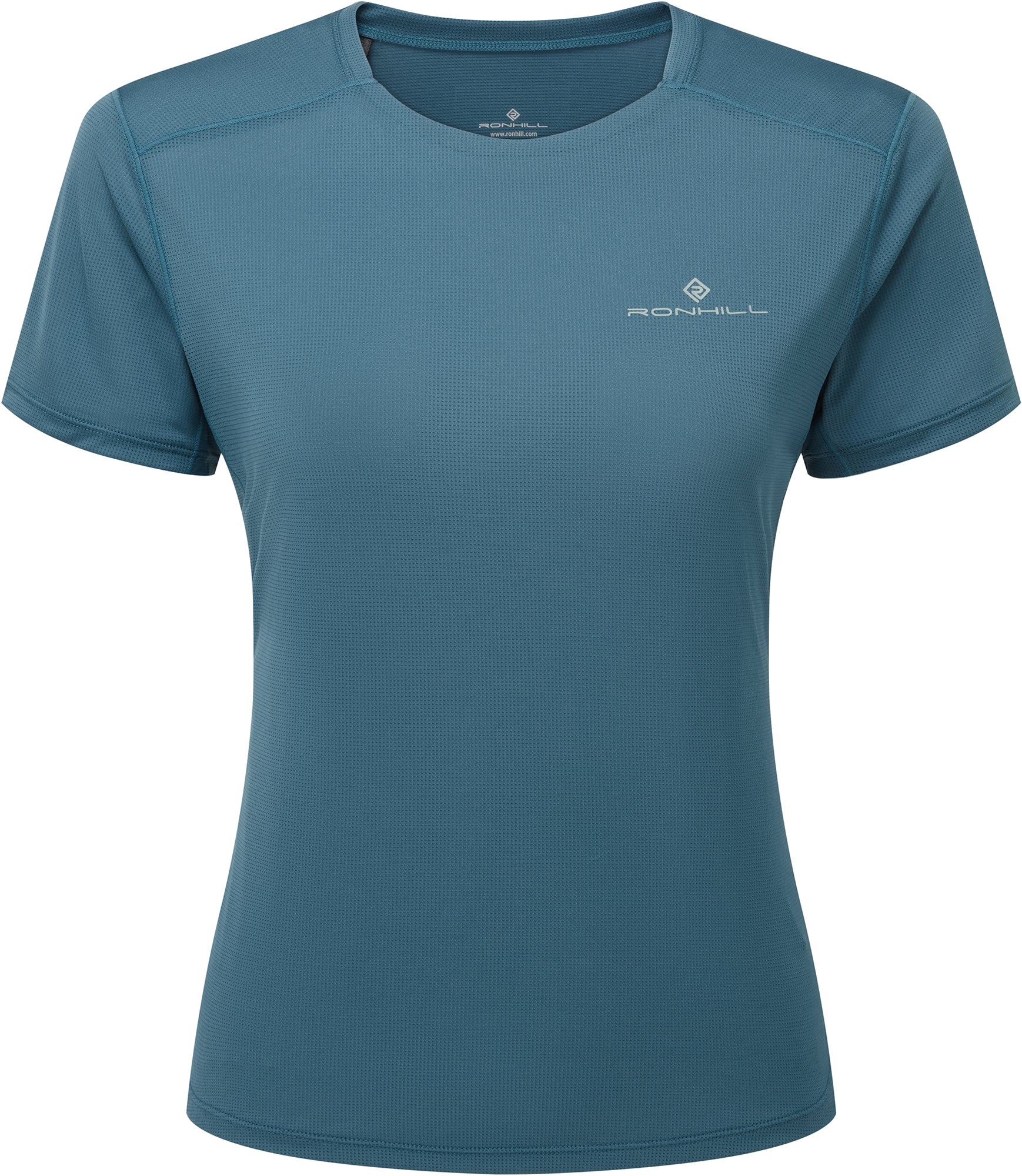 Ronhill Tech Short Sleeve Womens Running Top - Blue - Image 3