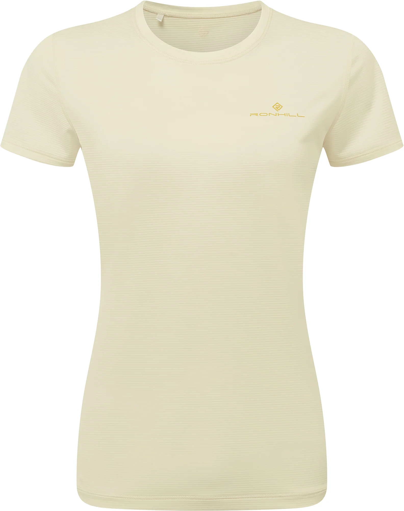 Ronhill Tech Short Sleeve Womens Running Top - Cream - Image 3