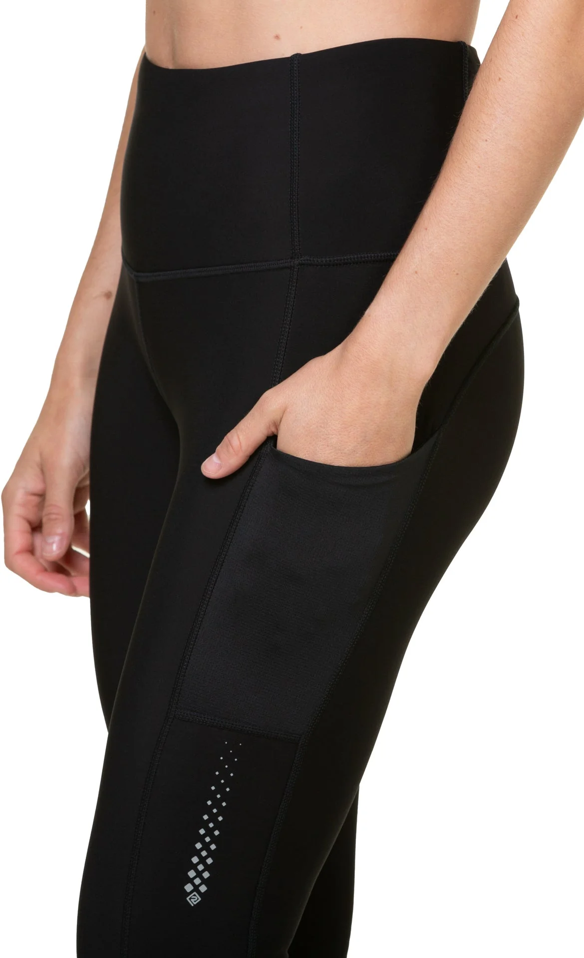 Ronhill Tech Winter Womens Long Running Tights - Black - Image 4