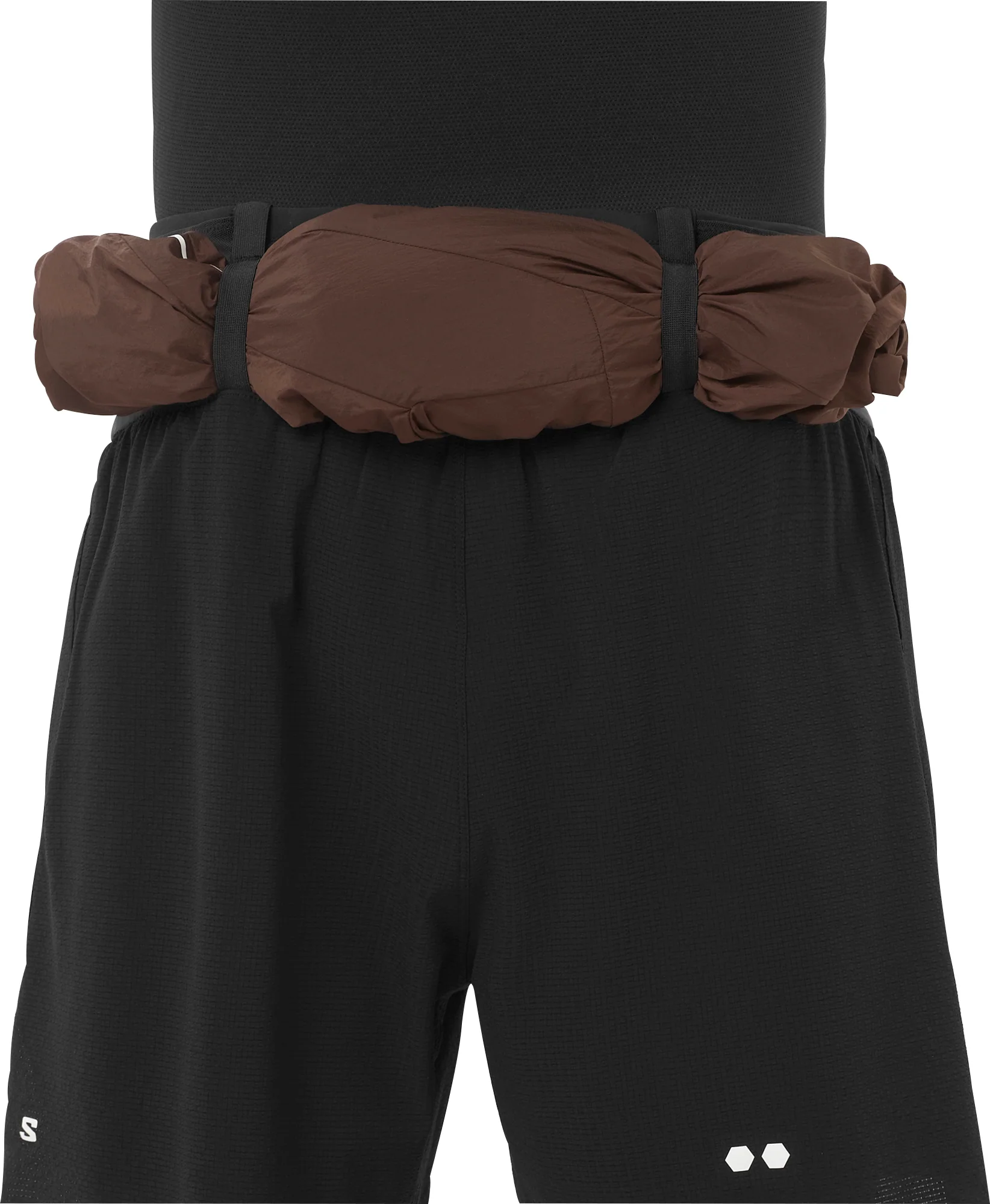 Salomon 5 Inch Sense Aero Trail 2 In 1 Mens Running Shorts - Black - Image 4