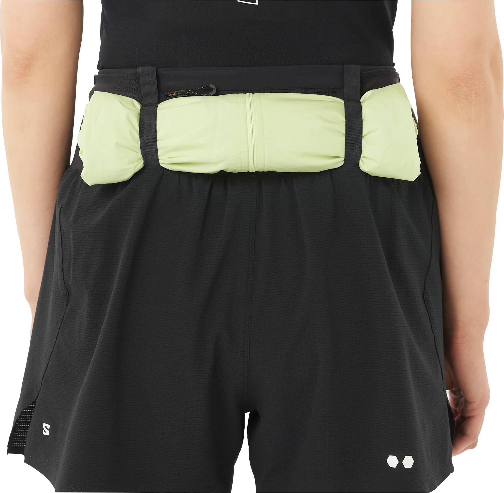 Salomon 5 Inch Sense Aero Trail 2 In 1 Womens Running Shorts - Black - Image 4