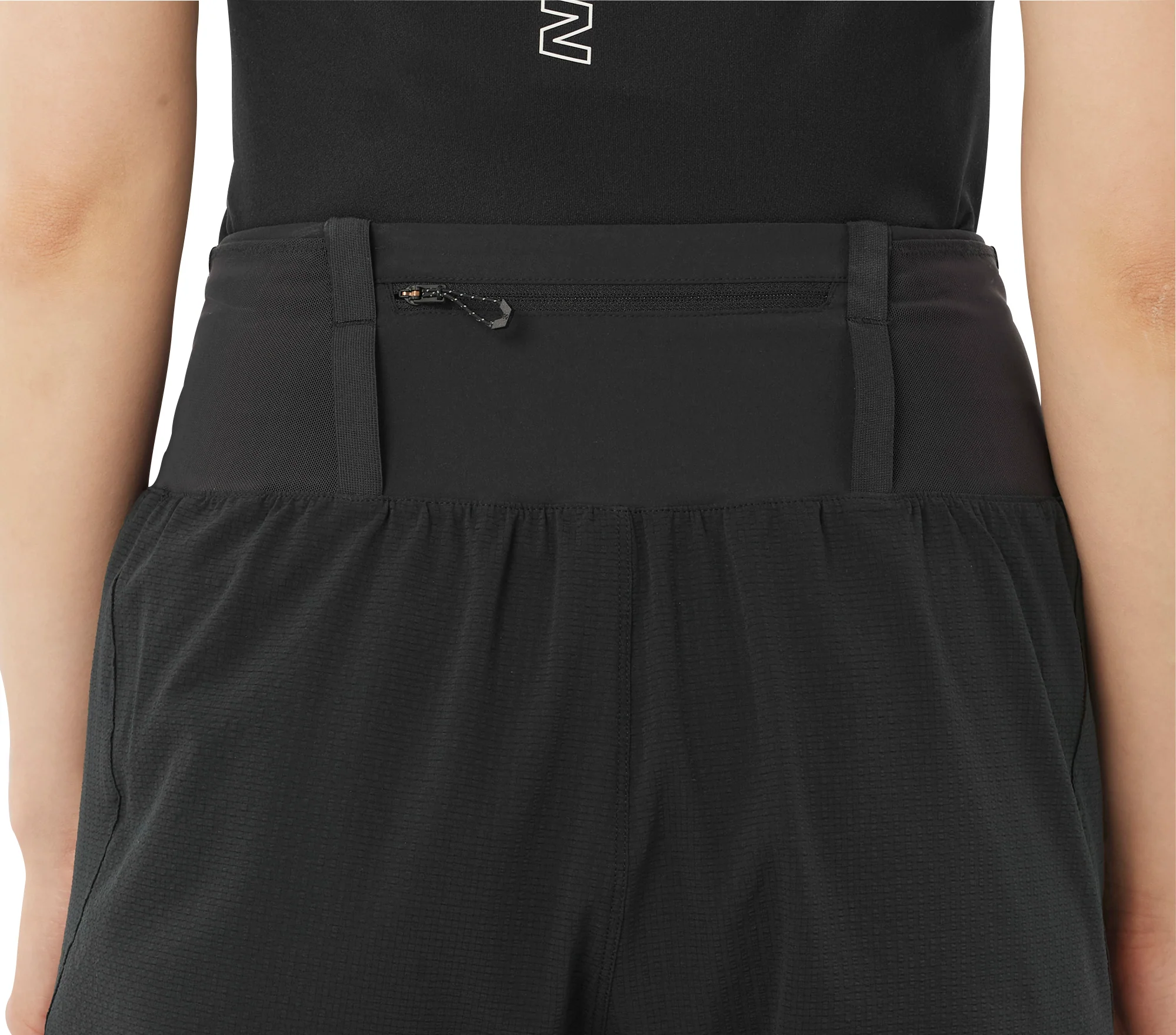Salomon 5 Inch Sense Aero Trail 2 In 1 Womens Running Shorts - Black - Image 5