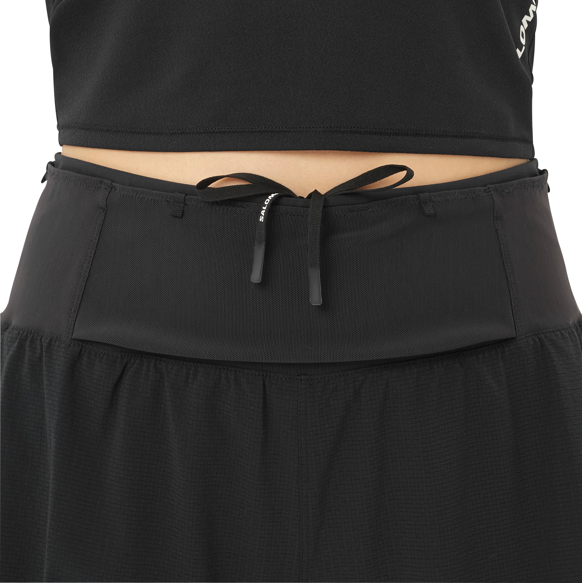 Salomon 5 Inch Sense Aero Trail 2 In 1 Womens Running Shorts - Black - Image 6