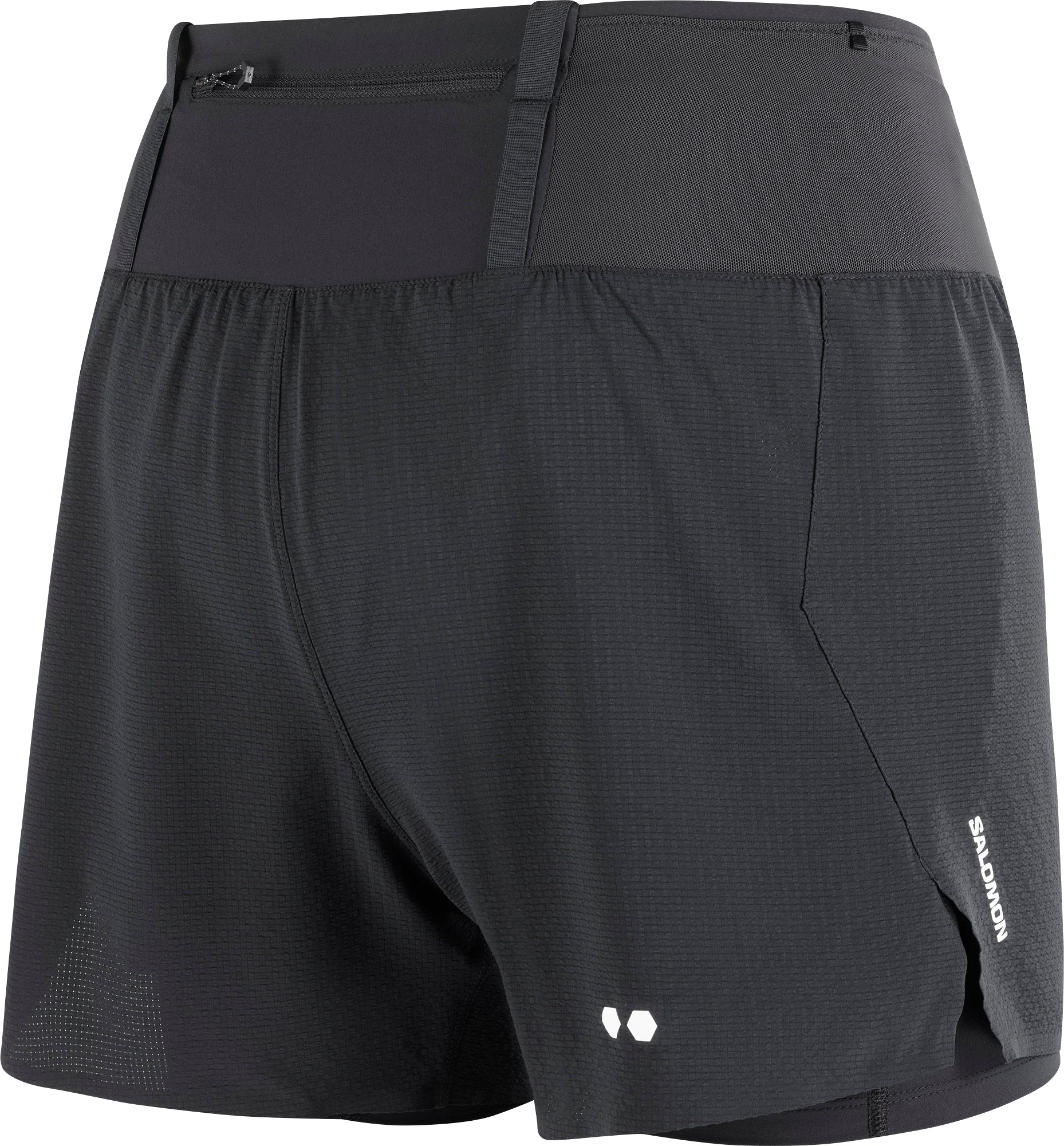 Salomon 5 Inch Sense Aero Trail 2 In 1 Womens Running Shorts - Black - Image 8