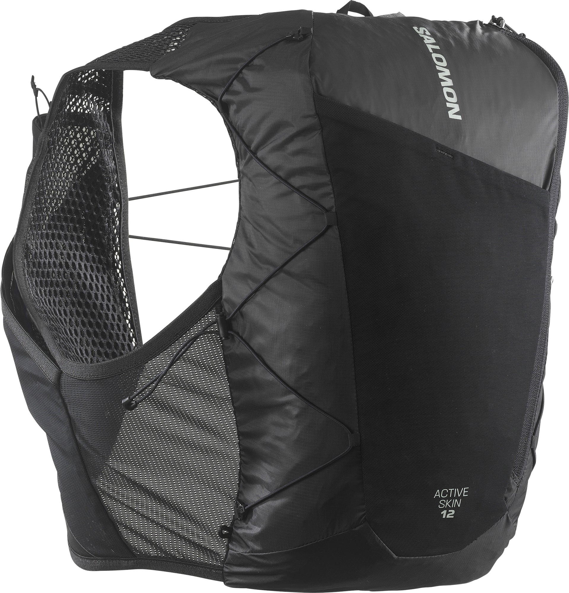 Salomon Active Skin 12 (No Flasks) Running Backpack - Black - Image 2