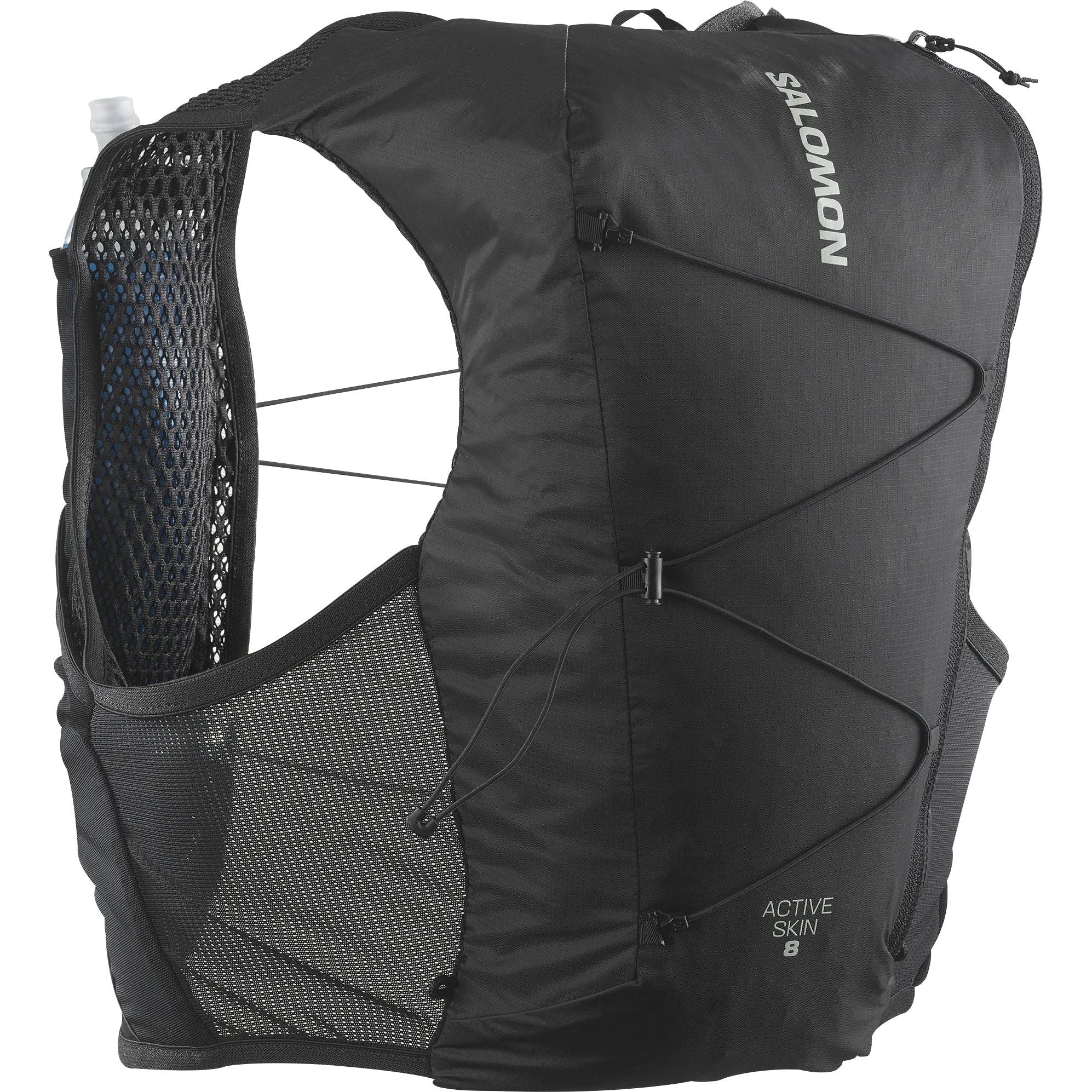 Salomon Active Skin 8 Set Running Backpack - Black - Image 2