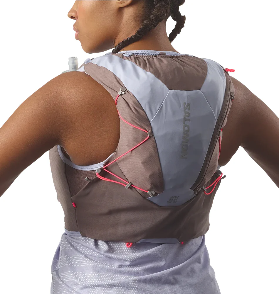 Salomon ADV Skin 12 Set Womens Running Backpack - Grey - Image 4