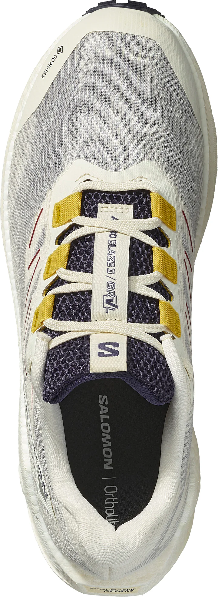 Salomon Aero Blaze 3 GRVL GORE-TEX Mens Trail Running Shoes - White - Image 4