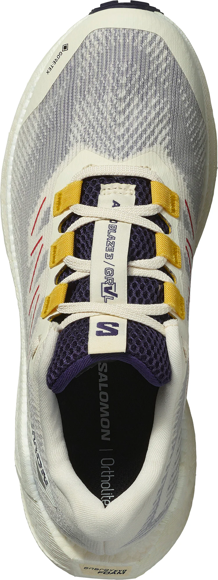 Salomon Aero Blaze 3 GRVL GORE-TEX Womens Trail Running Shoes - White - Image 4