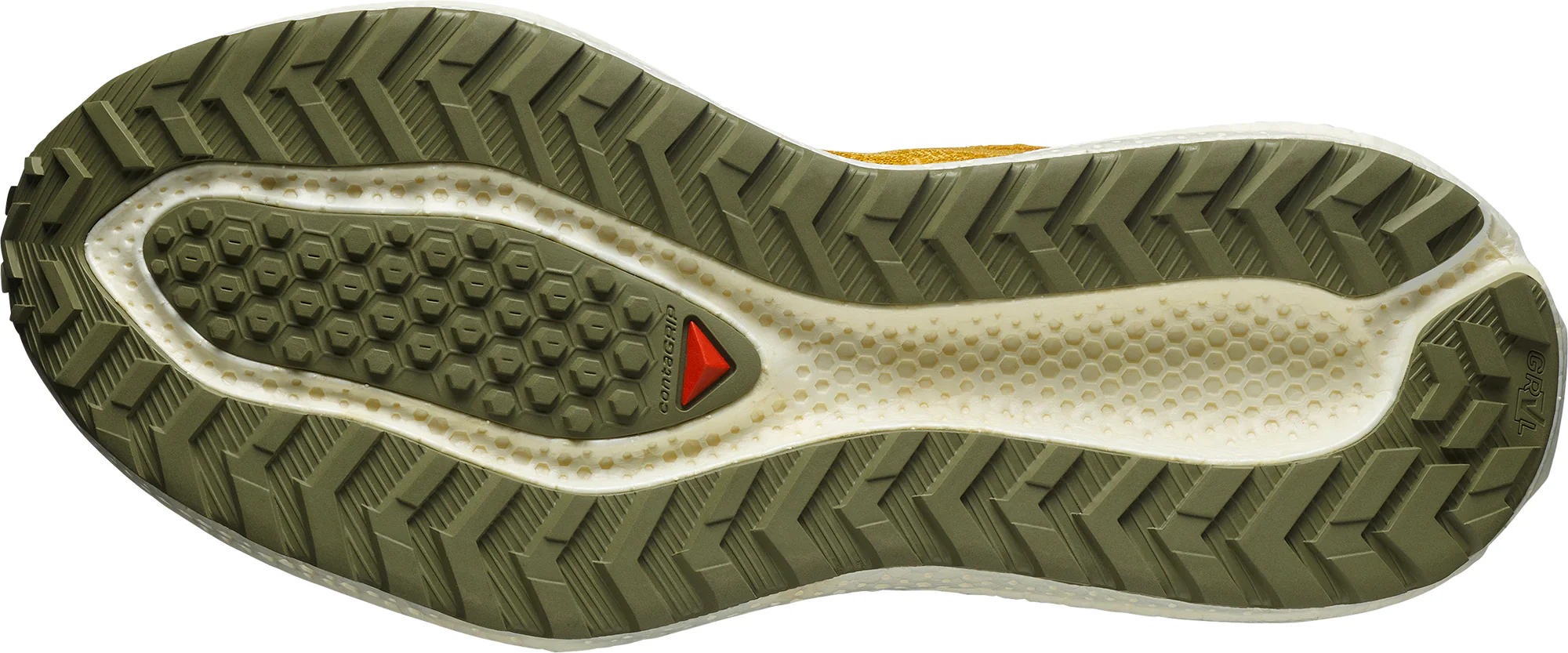 Salomon Aero Glide 3 GRVL Mens Trail Running Shoes - Yellow - Image 2