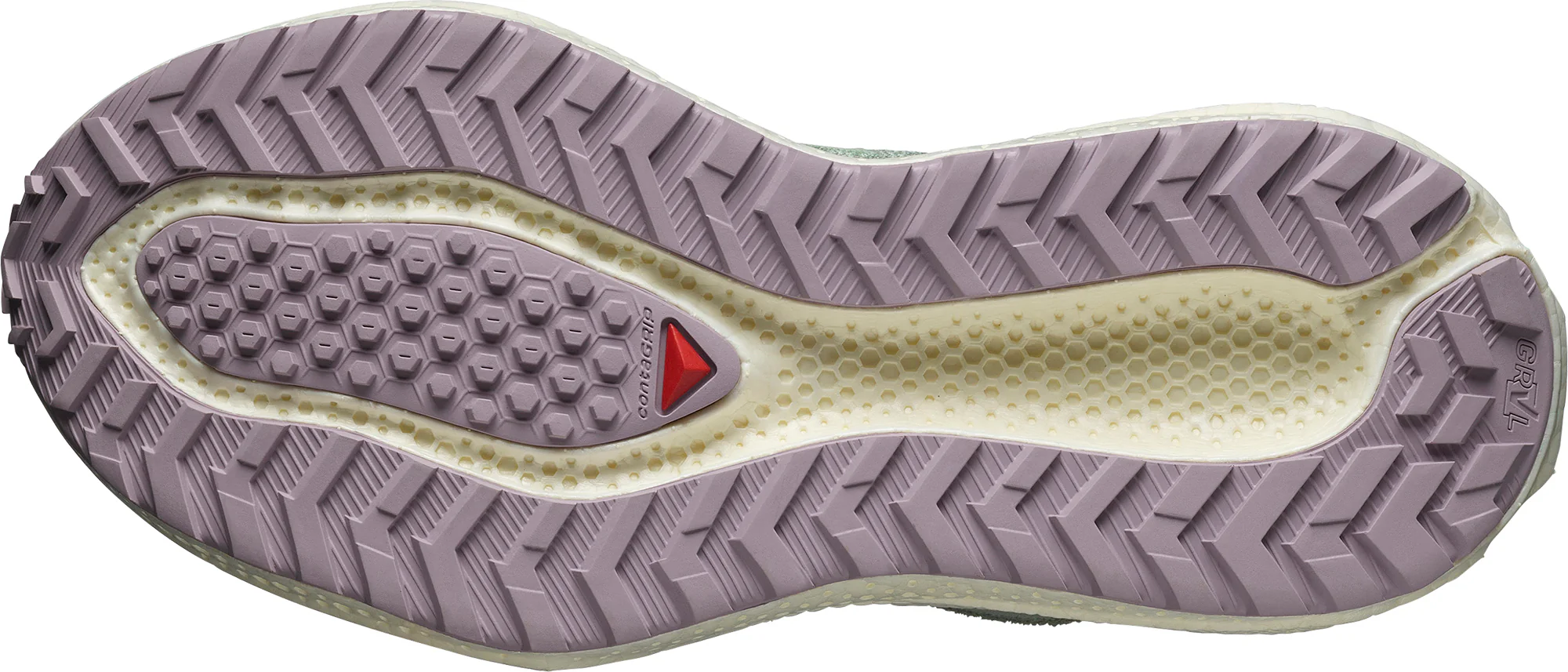 Salomon Aero Glide 3 GRVL Womens Trail Running Shoes - Green - Image 2