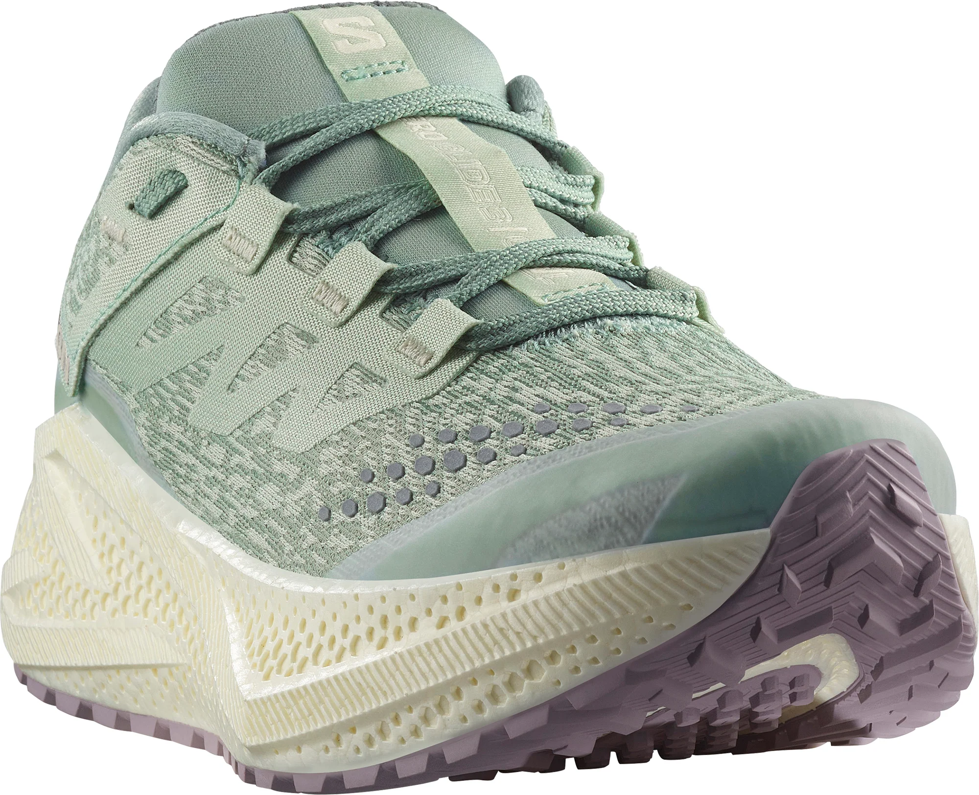 Salomon Aero Glide 3 GRVL Womens Trail Running Shoes - Green - Image 6