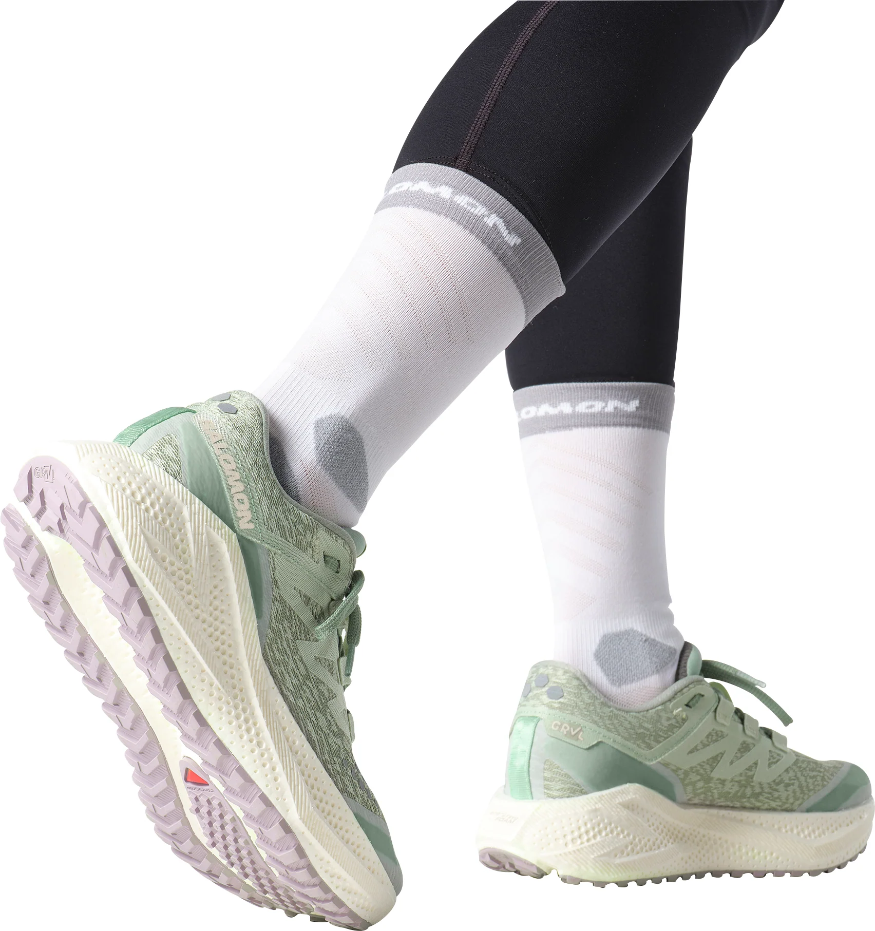 Salomon Aero Glide 3 GRVL Womens Trail Running Shoes - Green - Image 7