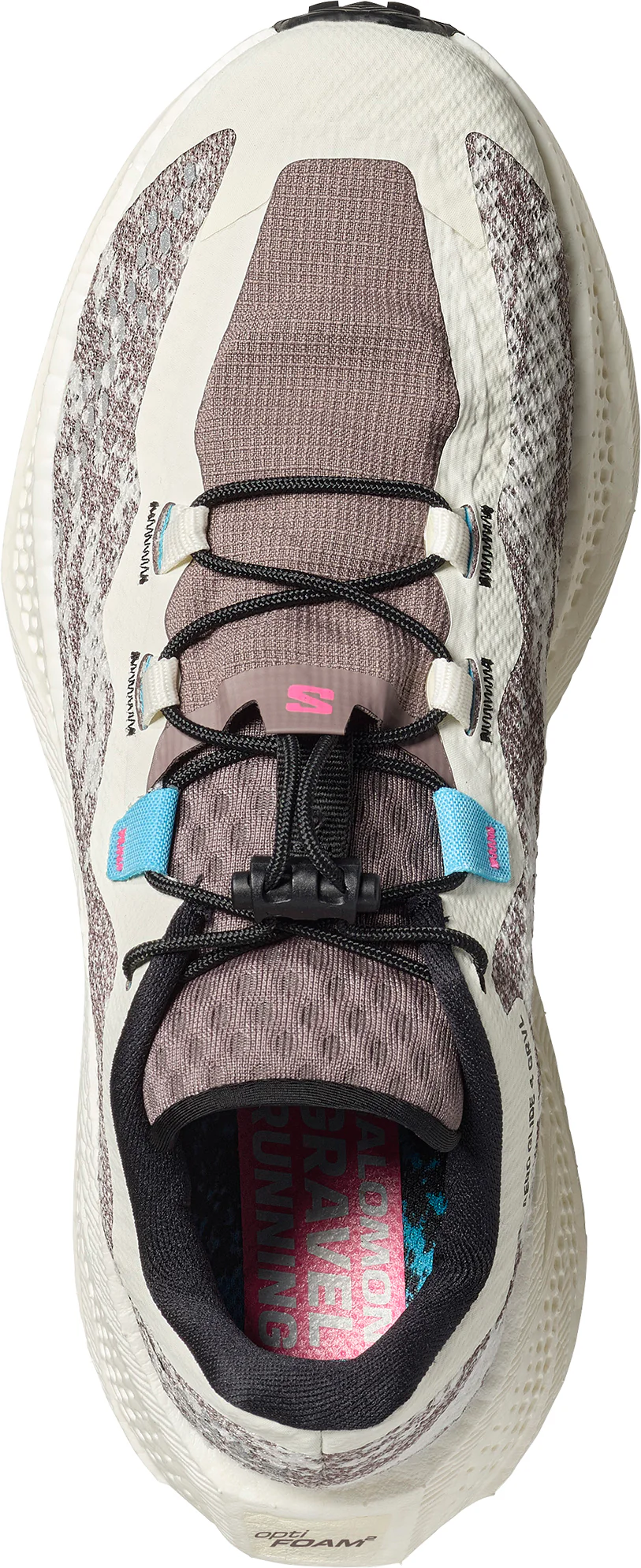Salomon Aero Glide 4 GRVL Womens Trail Running Shoes - White - Image 5