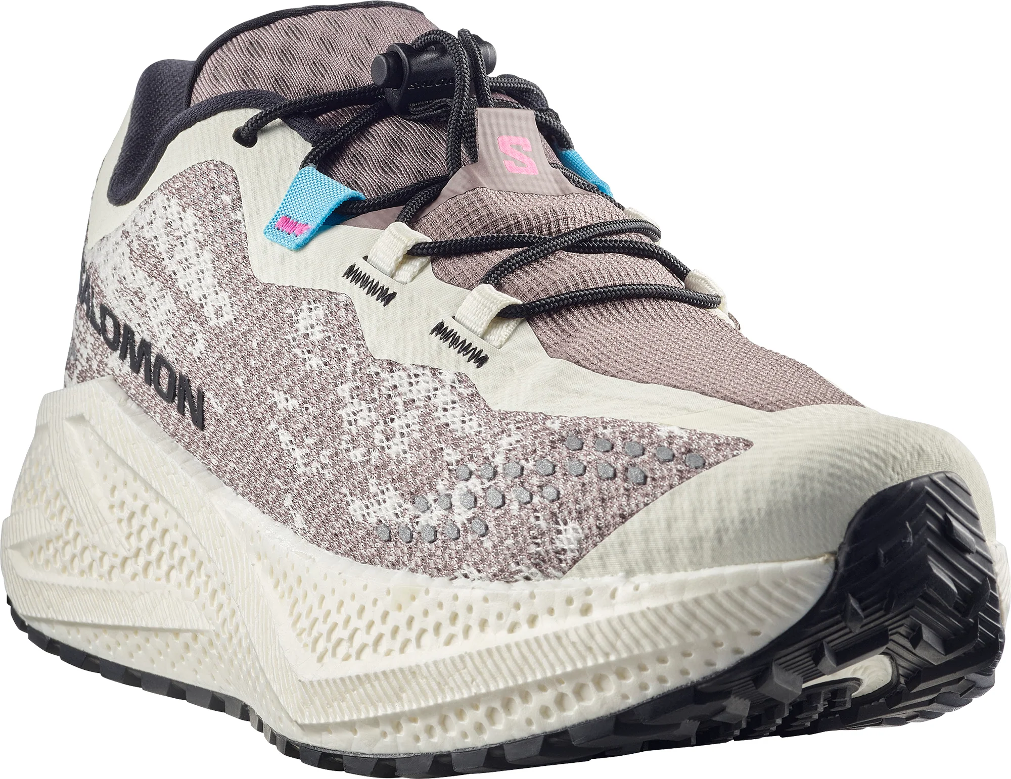 Salomon Aero Glide 4 GRVL Womens Trail Running Shoes - White - Image 6
