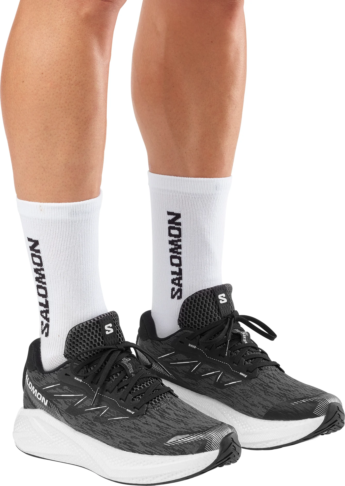 Salomon Aero Glide 4 Mens Running Shoes - Black - Image 7