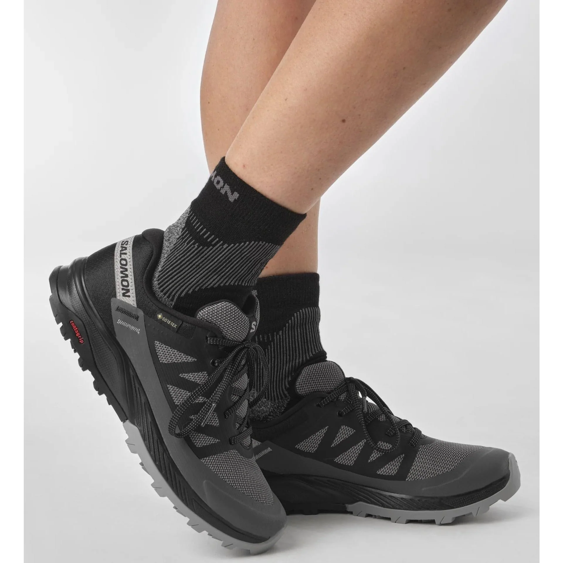 Salomon Outrise GORE-TEX Womens Walking Shoes - Black - Image 7