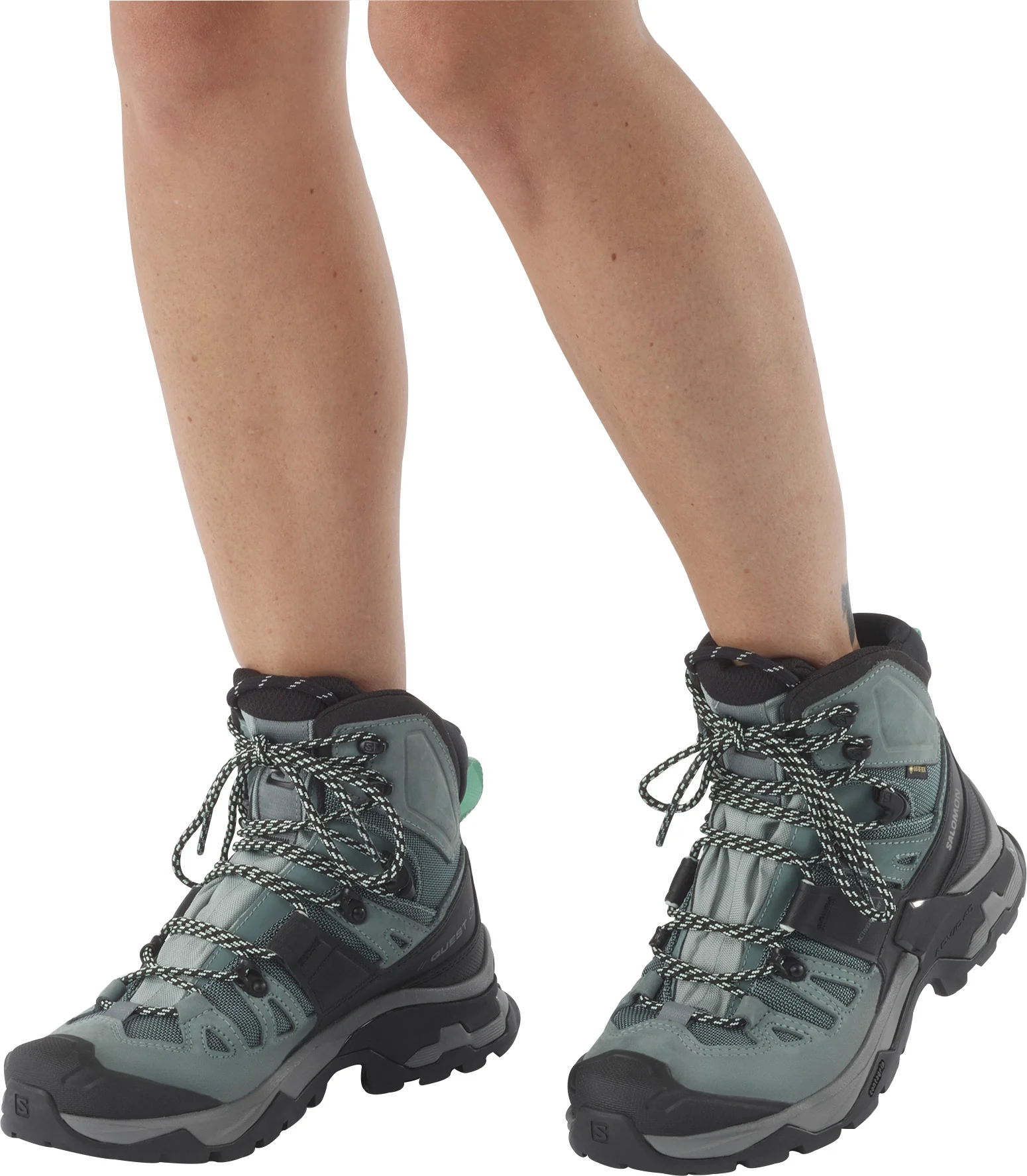 Salomon Quest 4 GORE-TEX Womens Walking Boots - Grey - Image 7