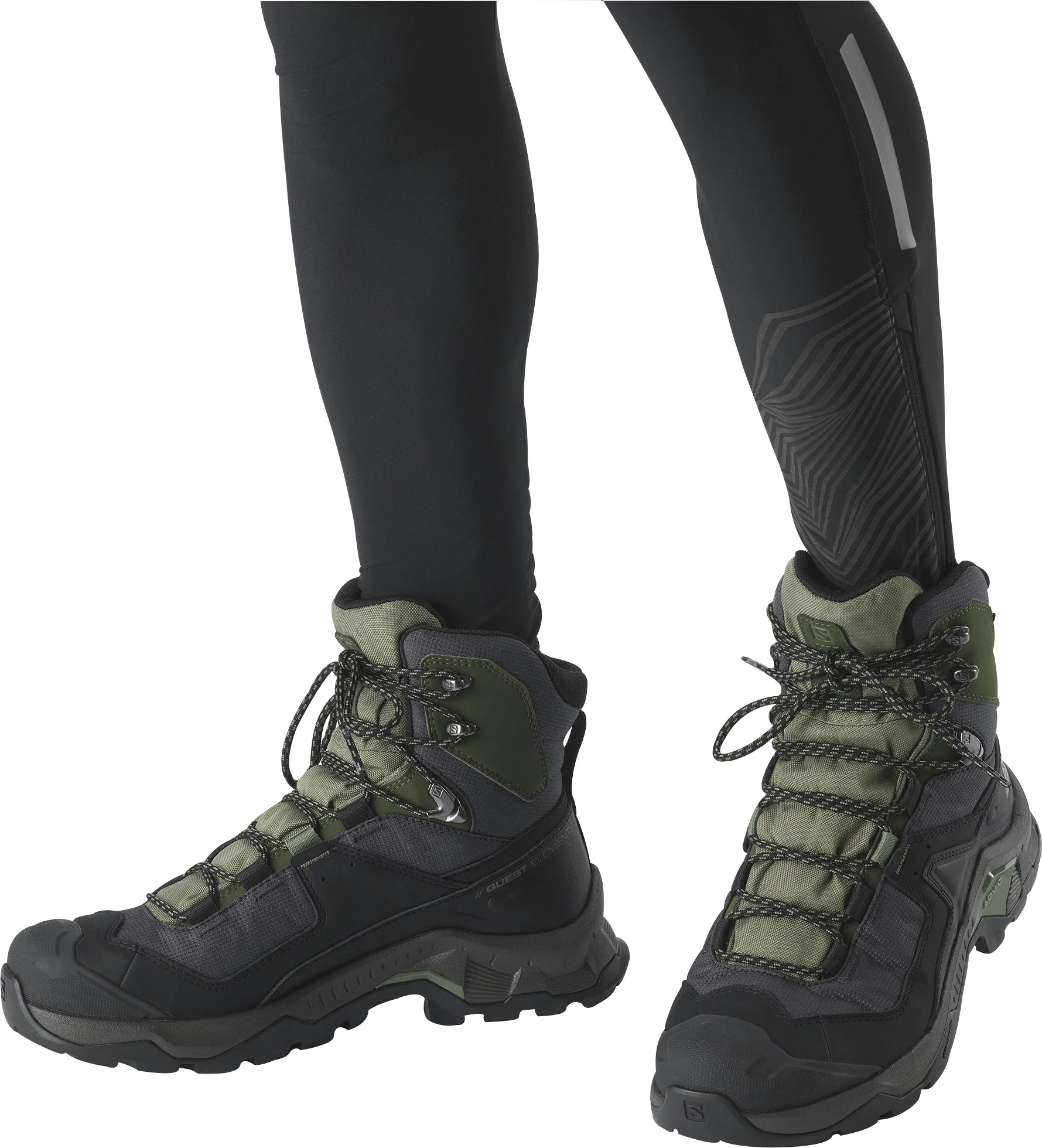 Salomon Quest Element GORE-TEX Mens Walking Boots - Black - Image 7