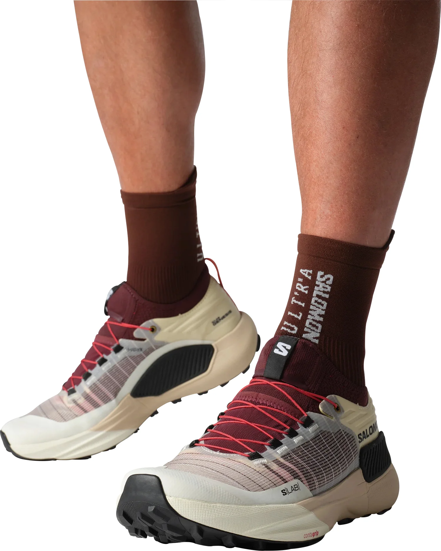 Salomon S/Lab Genesis Trail Running Shoes - Cream - Image 7