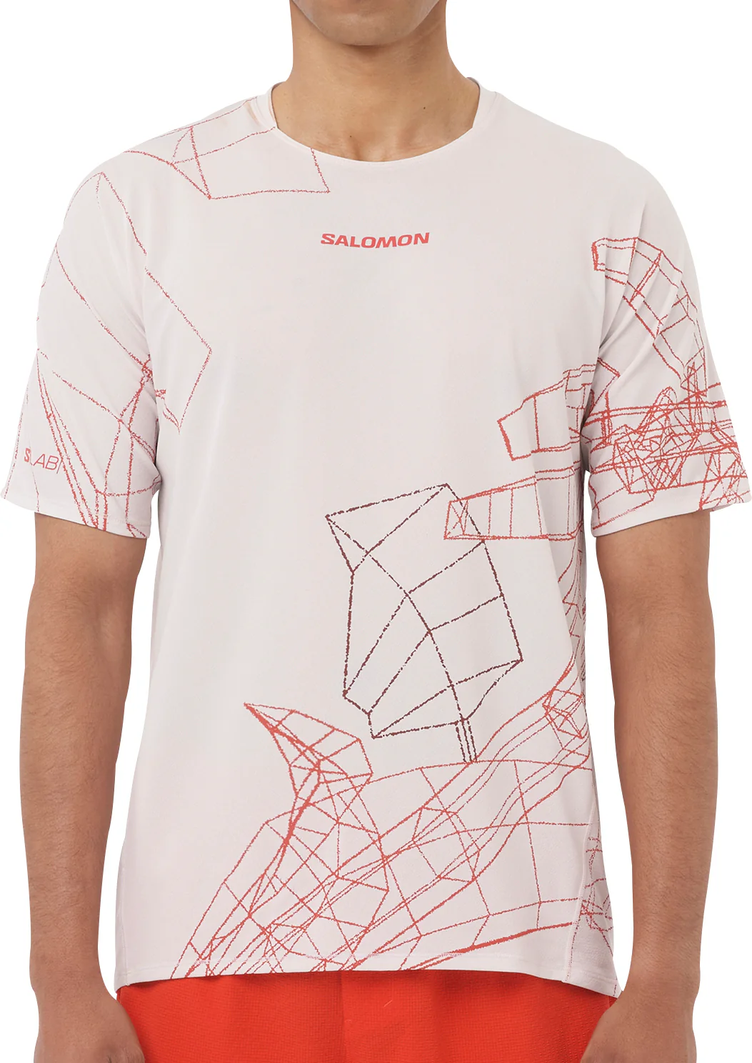 Salomon S/LAB Speed Short Sleeve Mens Running Top - Cream