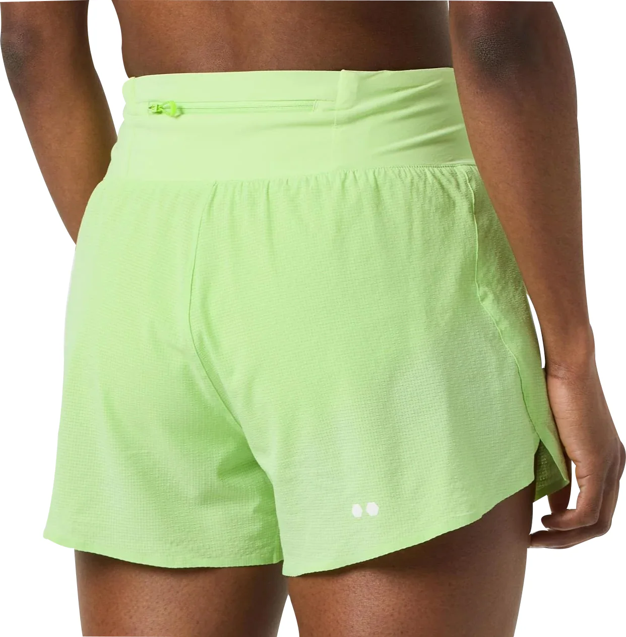 Salomon Sense Aero Stow 4 Inch Womens Running Shorts - Green - Image 2