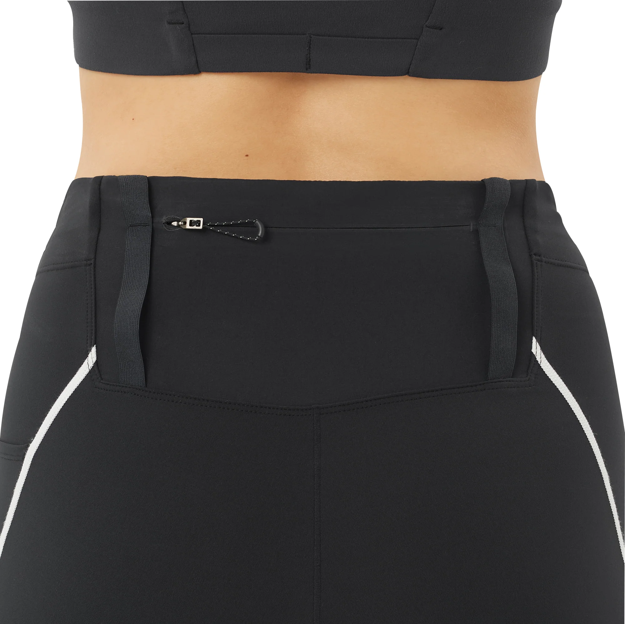 Salomon Sense Stow 6 Inch Womens Short Running Tights - Black - Image 5