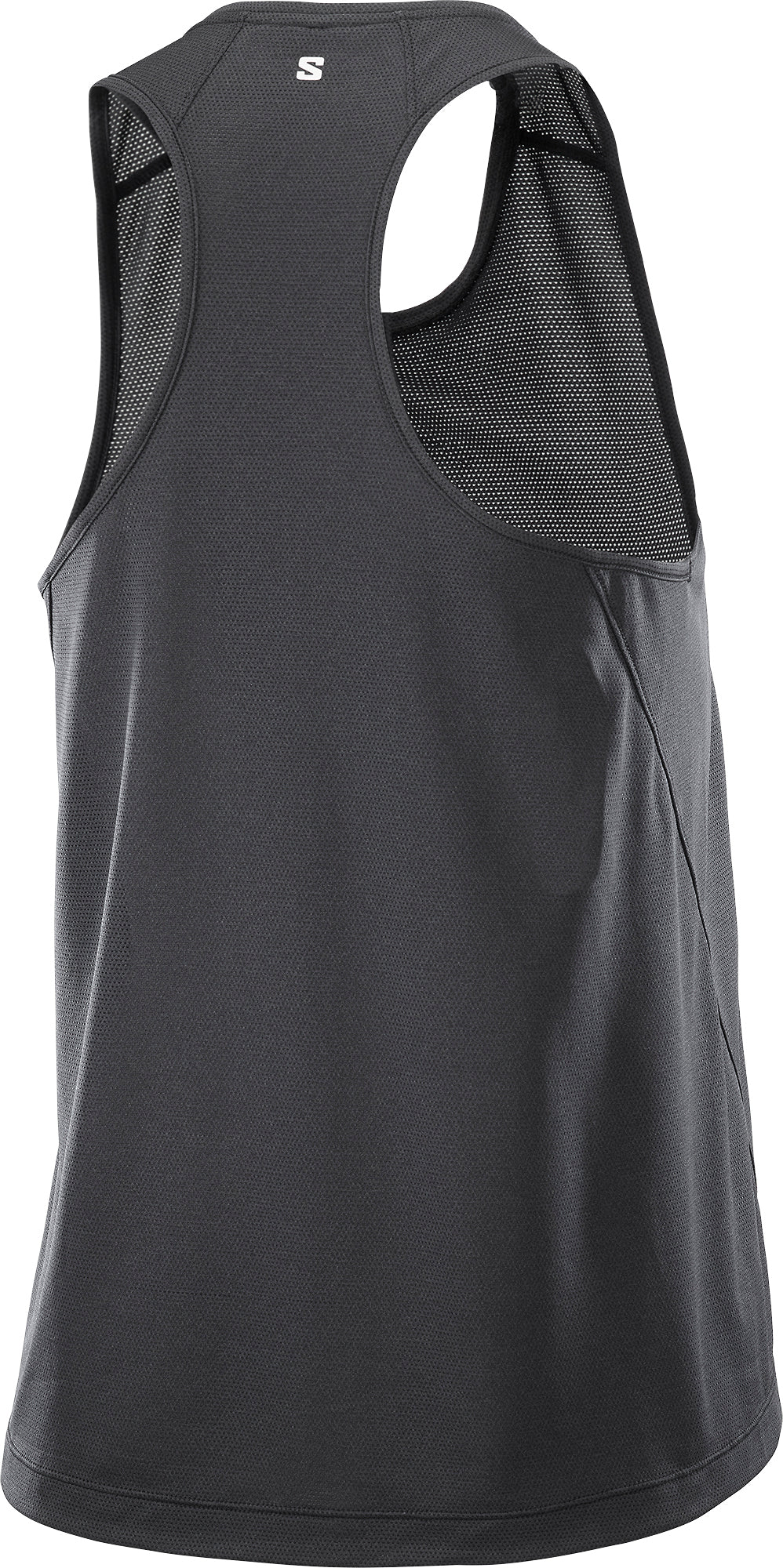 Salomon SHAKEout Core Graphic Womens Running Vest Tank Top - Black - Image 5