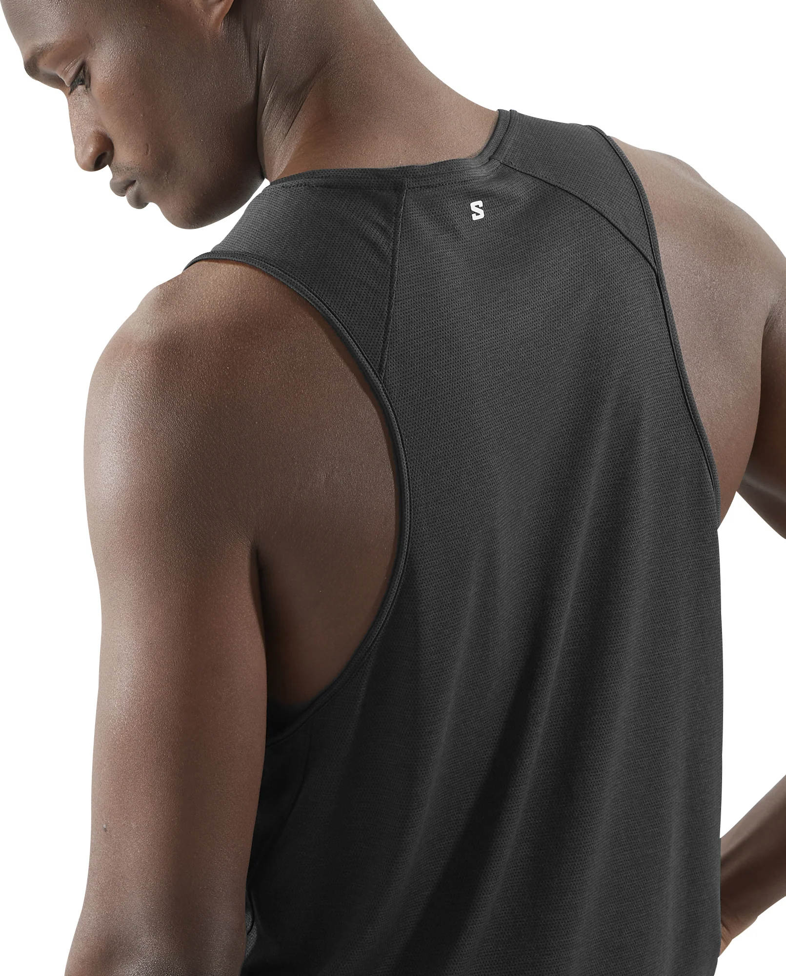 Salomon SHAKEout Core Mens Running Vest - Black - Image 3