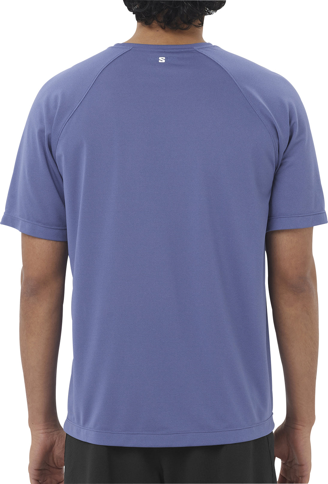 Salomon SHAKEout Core Short Sleeve Mens Running Top - Blue - Image 2