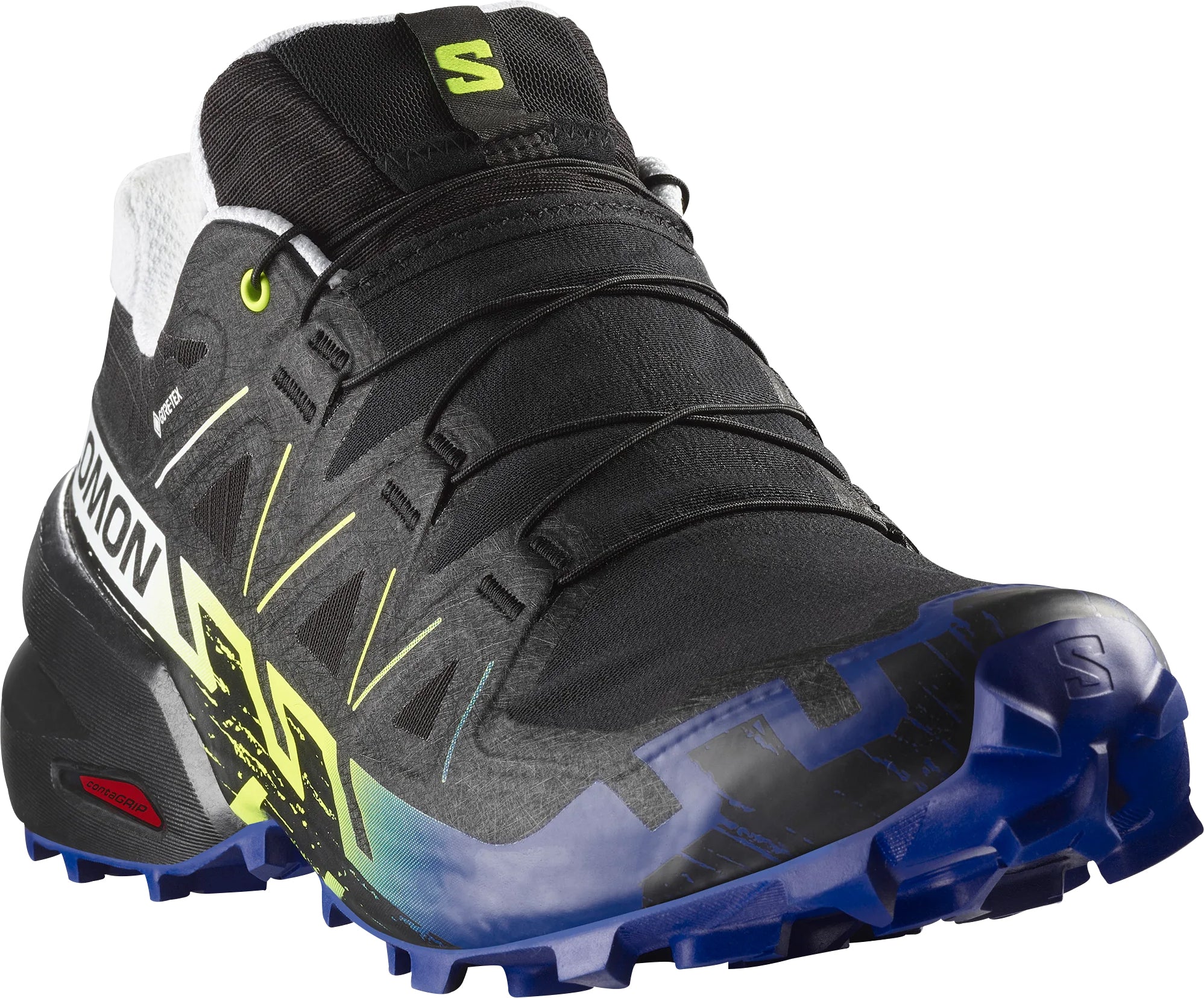 Salomon Speedcross 6 GORE-TEX Mens Trail Running Shoes - Black - Image 6