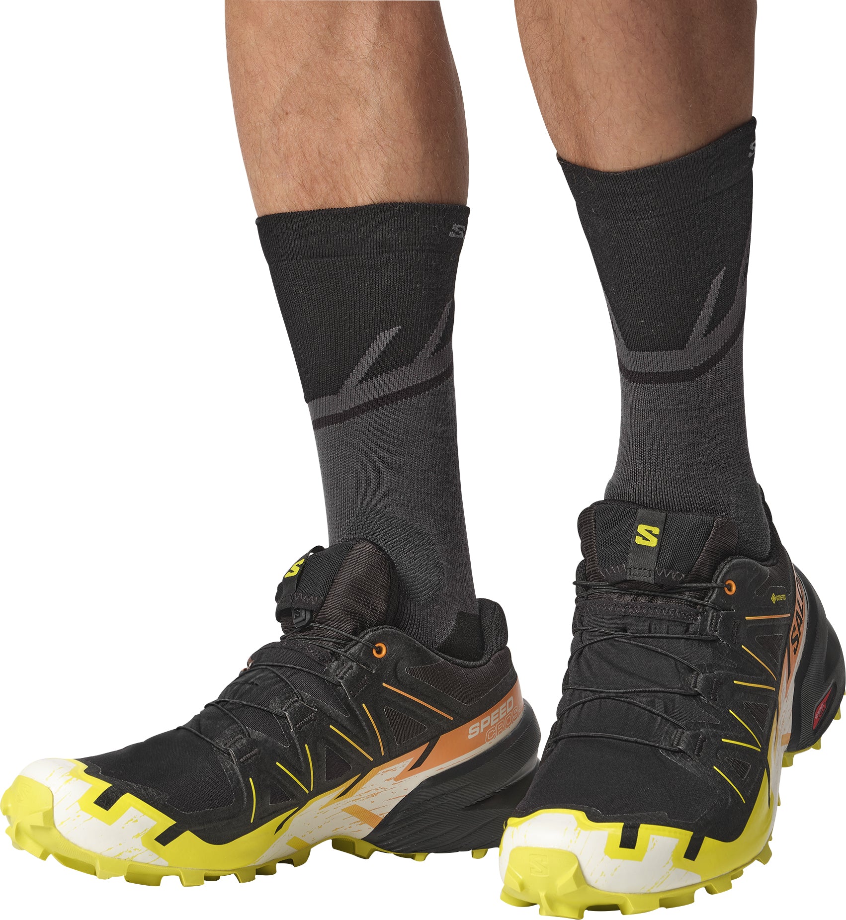 Salomon Speedcross 6 GORE-TEX Mens Trail Running Shoes - Black - Image 7