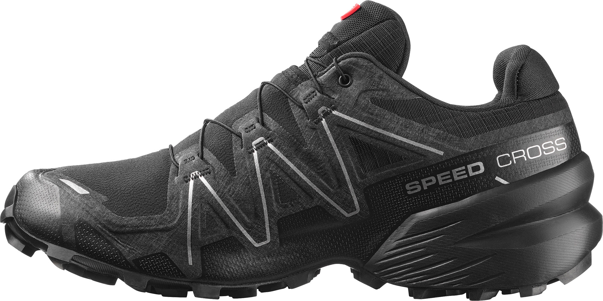 Salomon Speedcross 6 GORE-TEX Mens Trail Running Shoes - Black - Image 3