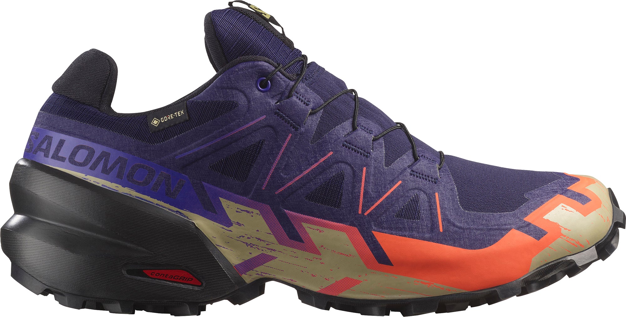 Salomon Speedcross 6 GORE-TEX Mens Trail Running Shoes - Blue