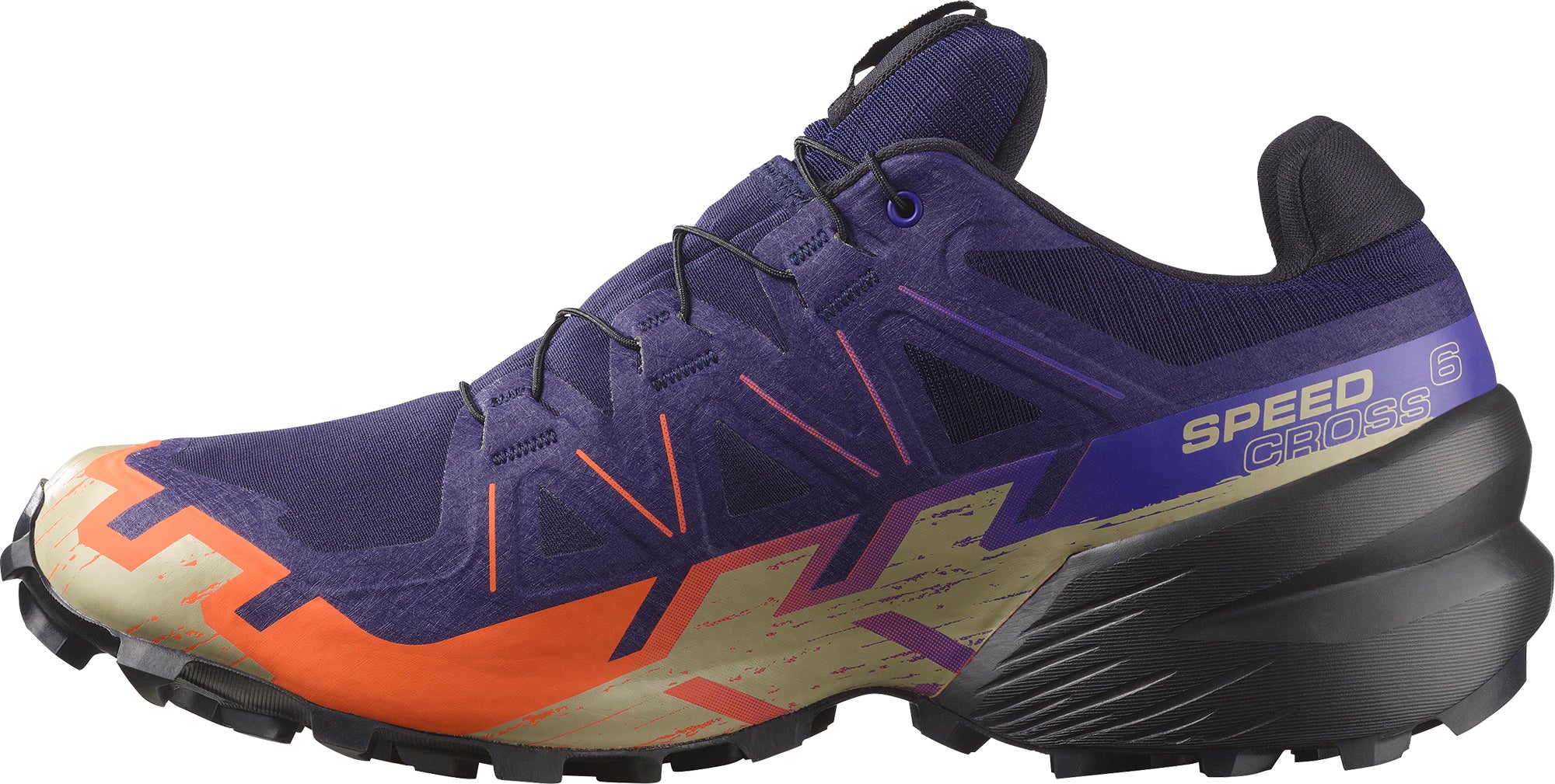 Salomon Speedcross 6 GORE-TEX Mens Trail Running Shoes - Blue - Image 3