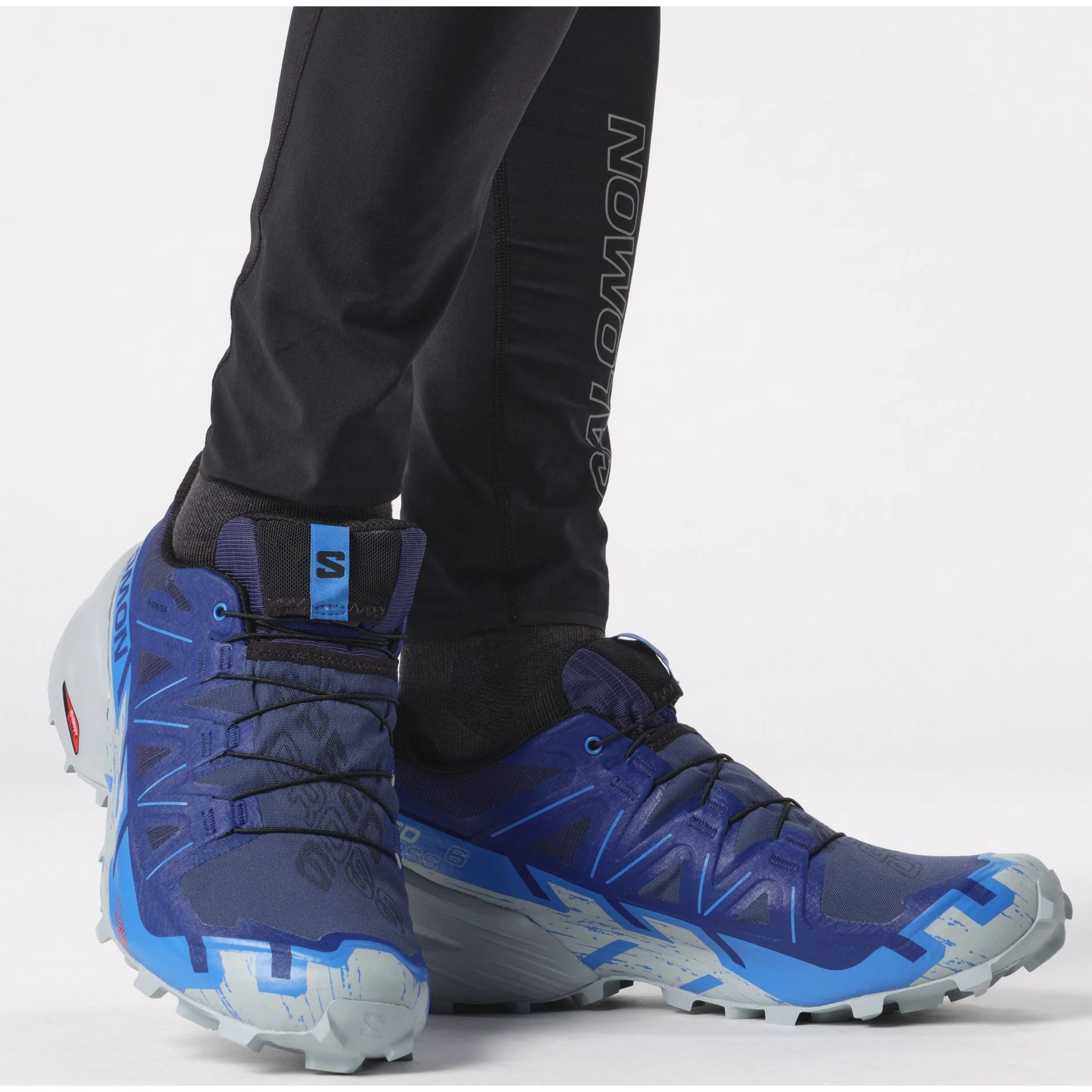 Salomon Speedcross 6 GORE-TEX Mens Trail Running Shoes - Blue - Image 7