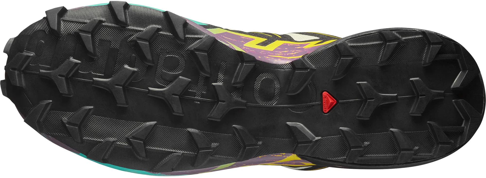 Salomon Speedcross 6 GORE-TEX Mens Trail Running Shoes - Yellow - Image 2